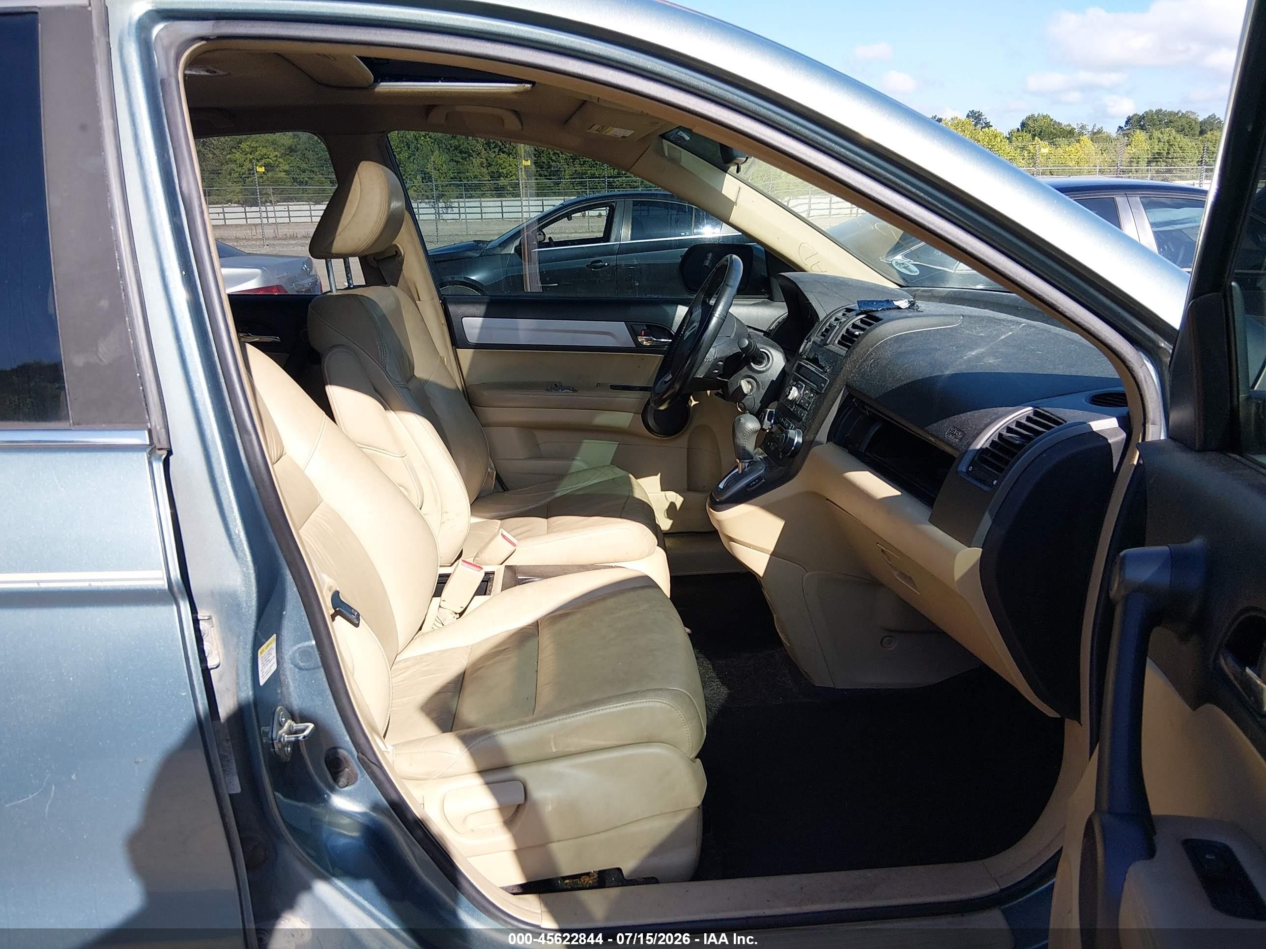 2011 Honda Cr-v Ex-l Blue vin: 5J6RE3H73BL053363