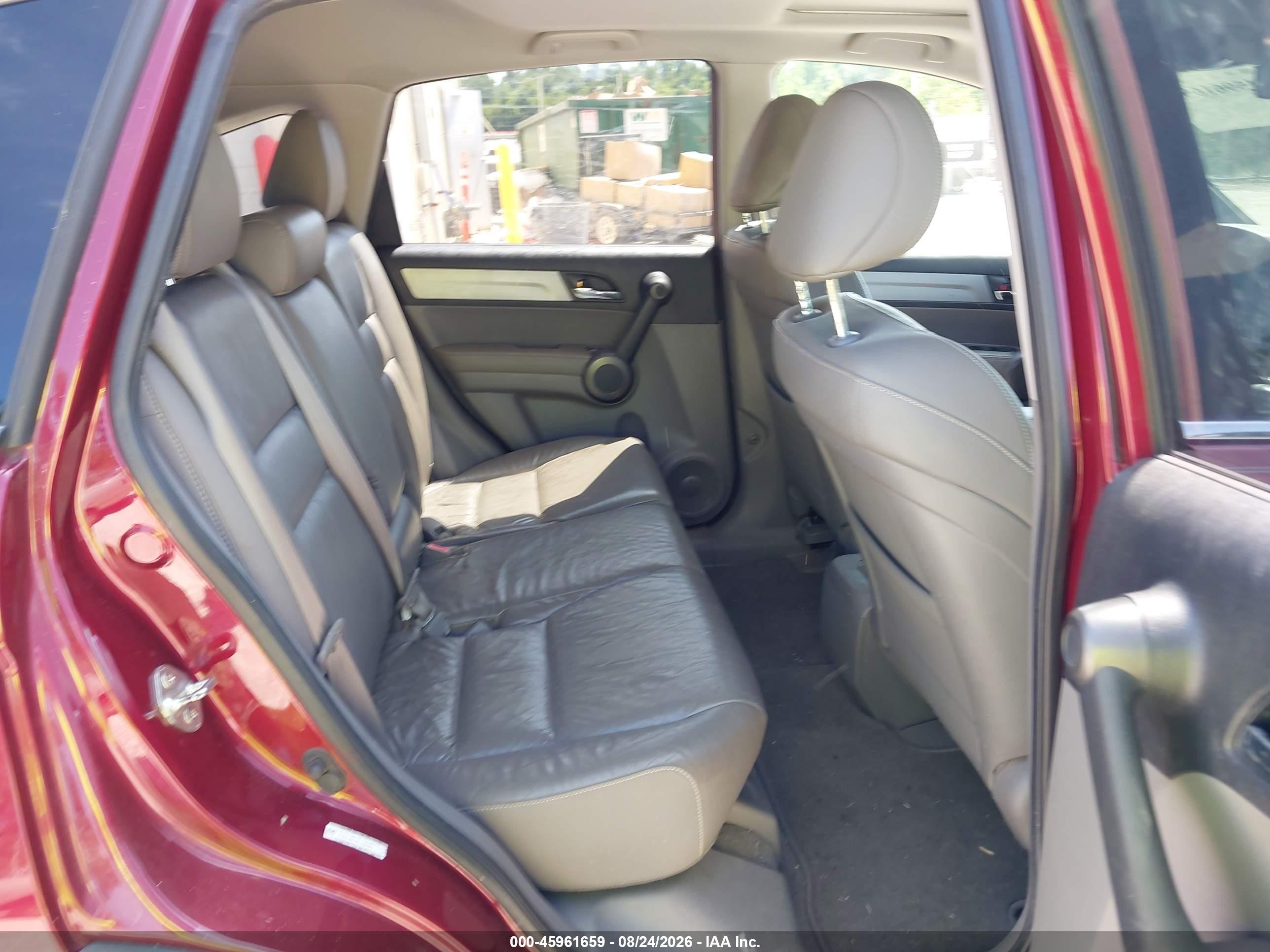 2011 Honda Cr-v Ex-l Burgundy vin: 5J6RE3H73BL060698