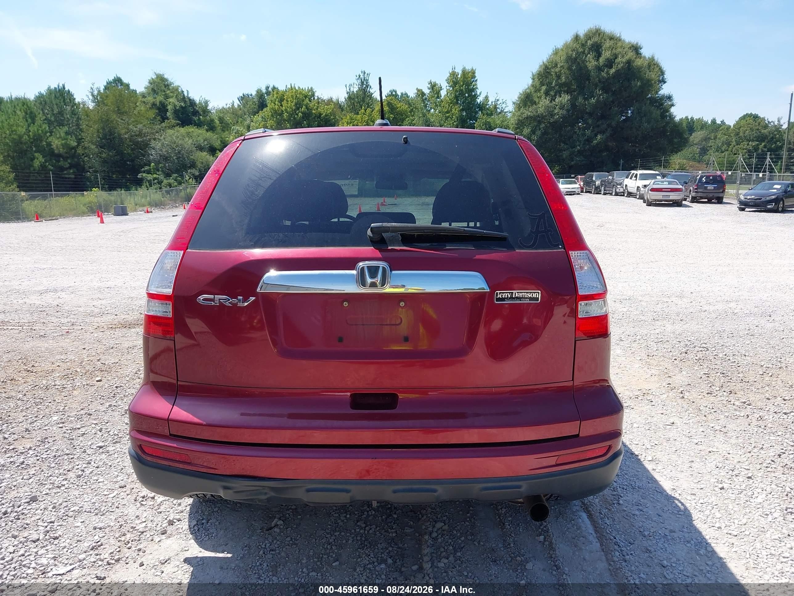 2011 Honda Cr-v Ex-l Burgundy vin: 5J6RE3H73BL060698