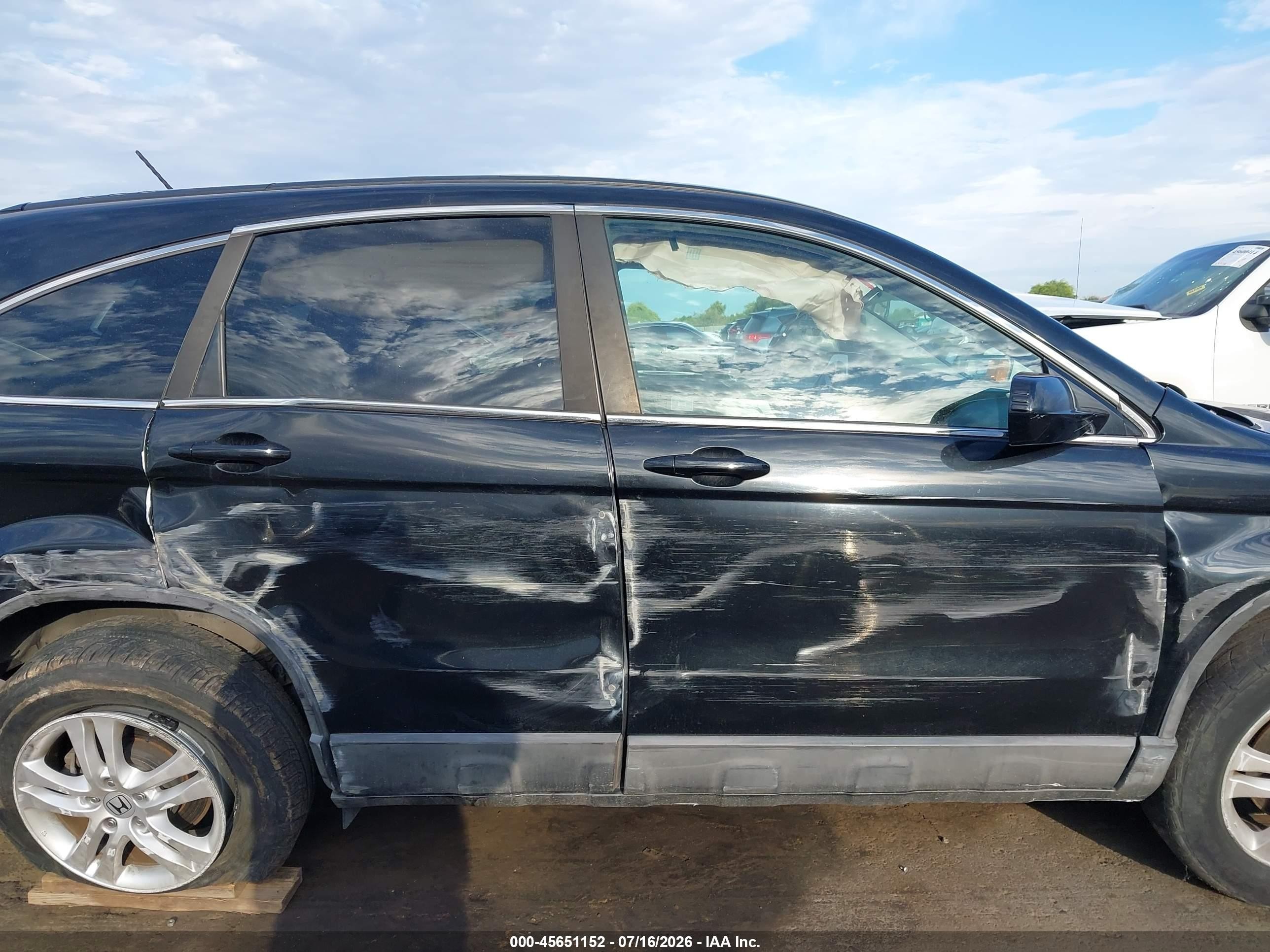 2010 Honda Cr-v Ex-l Black vin: 5J6RE3H74AL011816