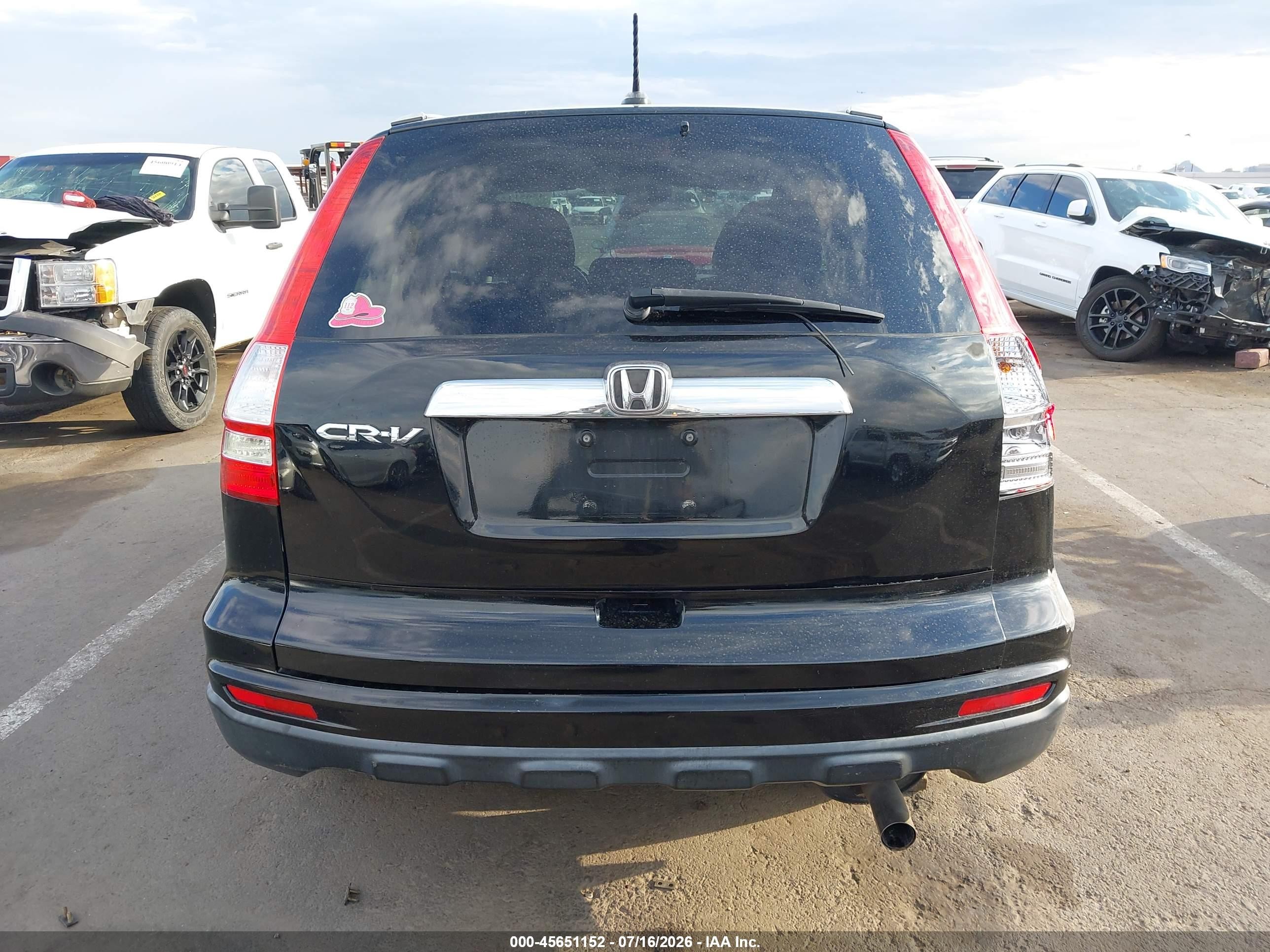2010 Honda Cr-v Ex-l Black vin: 5J6RE3H74AL011816