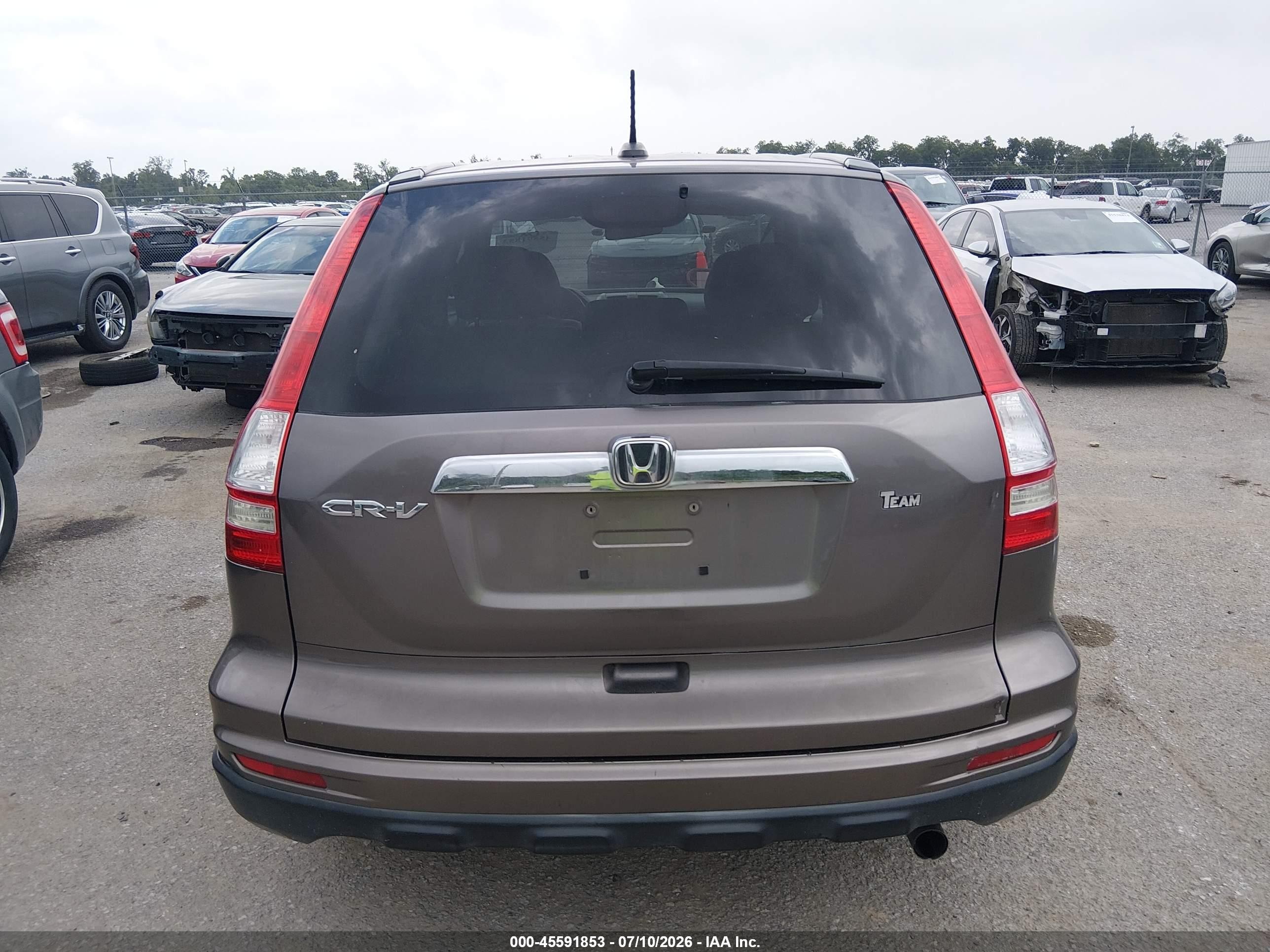 2010 Honda Cr-v Ex-l Gray vin: 5J6RE3H74AL034349