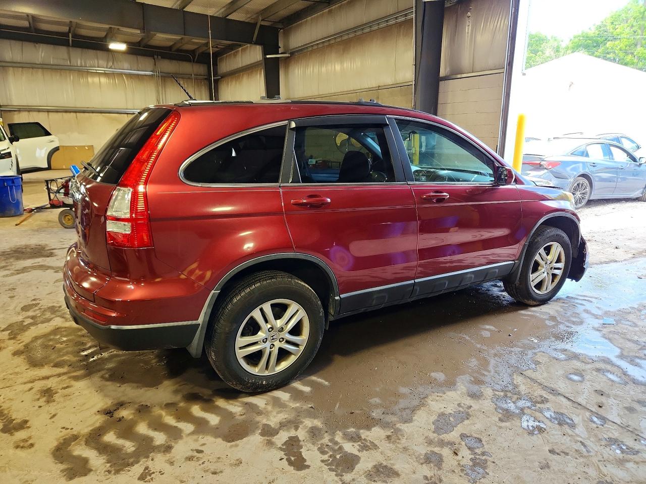 2010 Honda Cr-v Exl Red vin: 5J6RE3H74AL048882