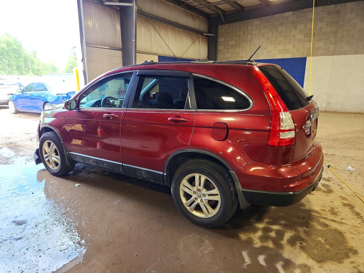 2010 Honda Cr-v Exl Red vin: 5J6RE3H74AL048882