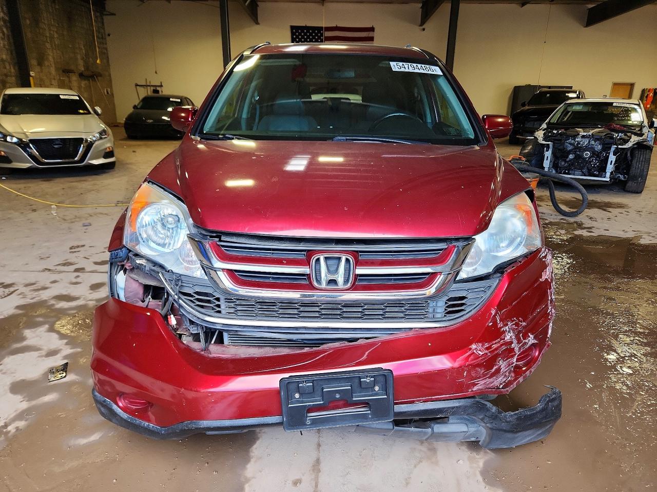 2010 Honda Cr-v Exl Red vin: 5J6RE3H74AL048882