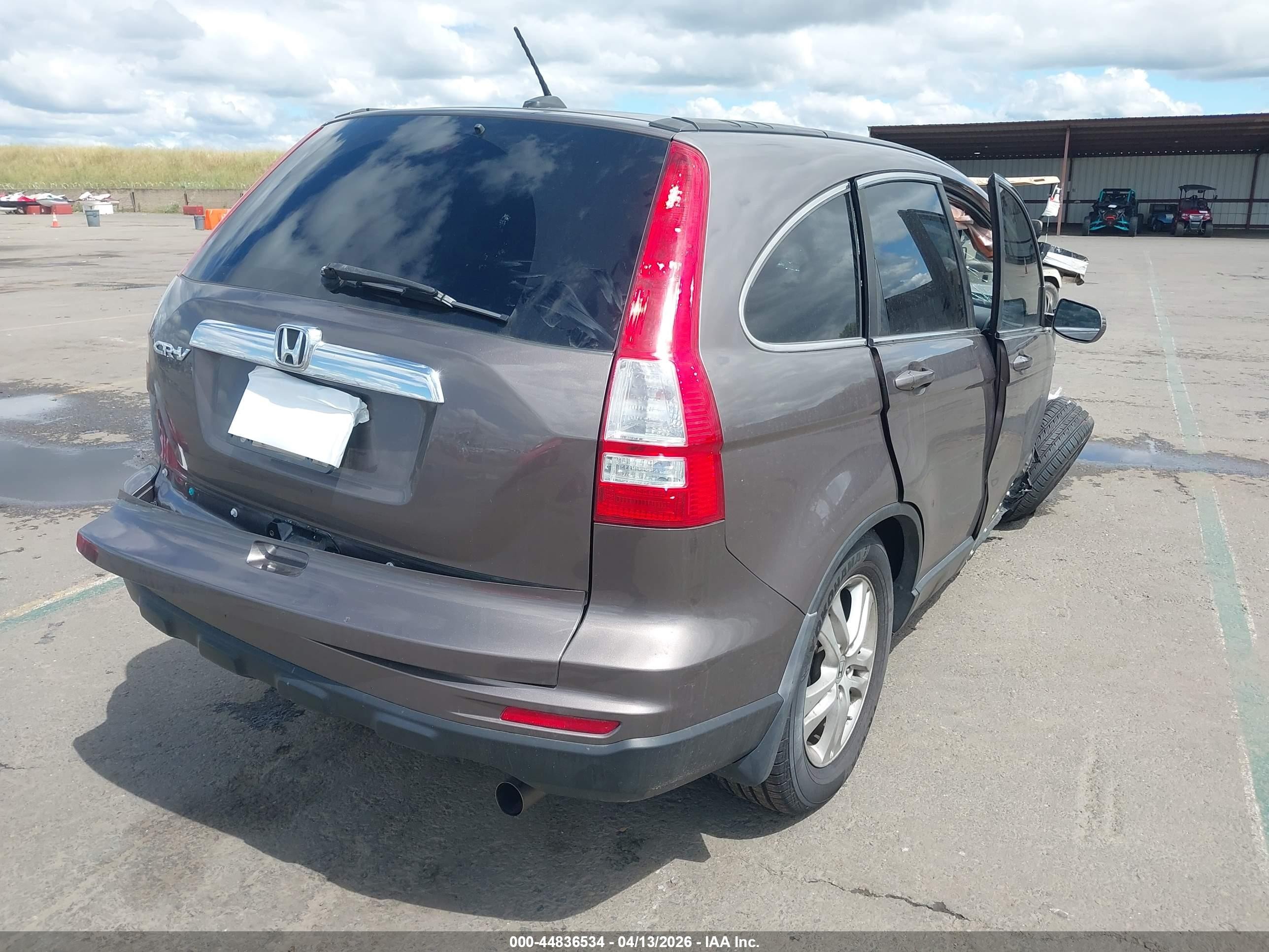 2011 Honda Cr-v Ex-l Brown vin: 5J6RE3H74BL013972