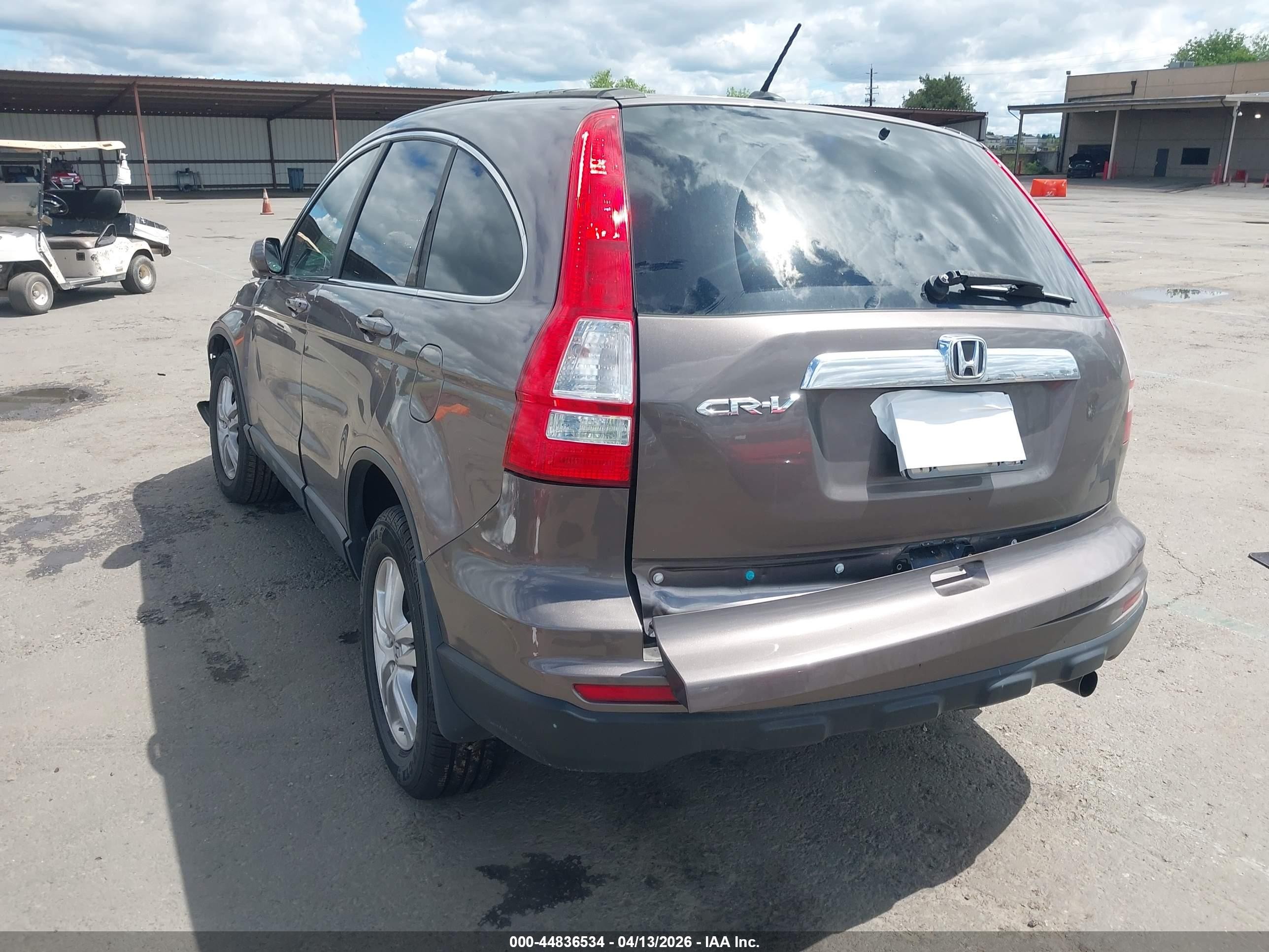 2011 Honda Cr-v Ex-l Brown vin: 5J6RE3H74BL013972