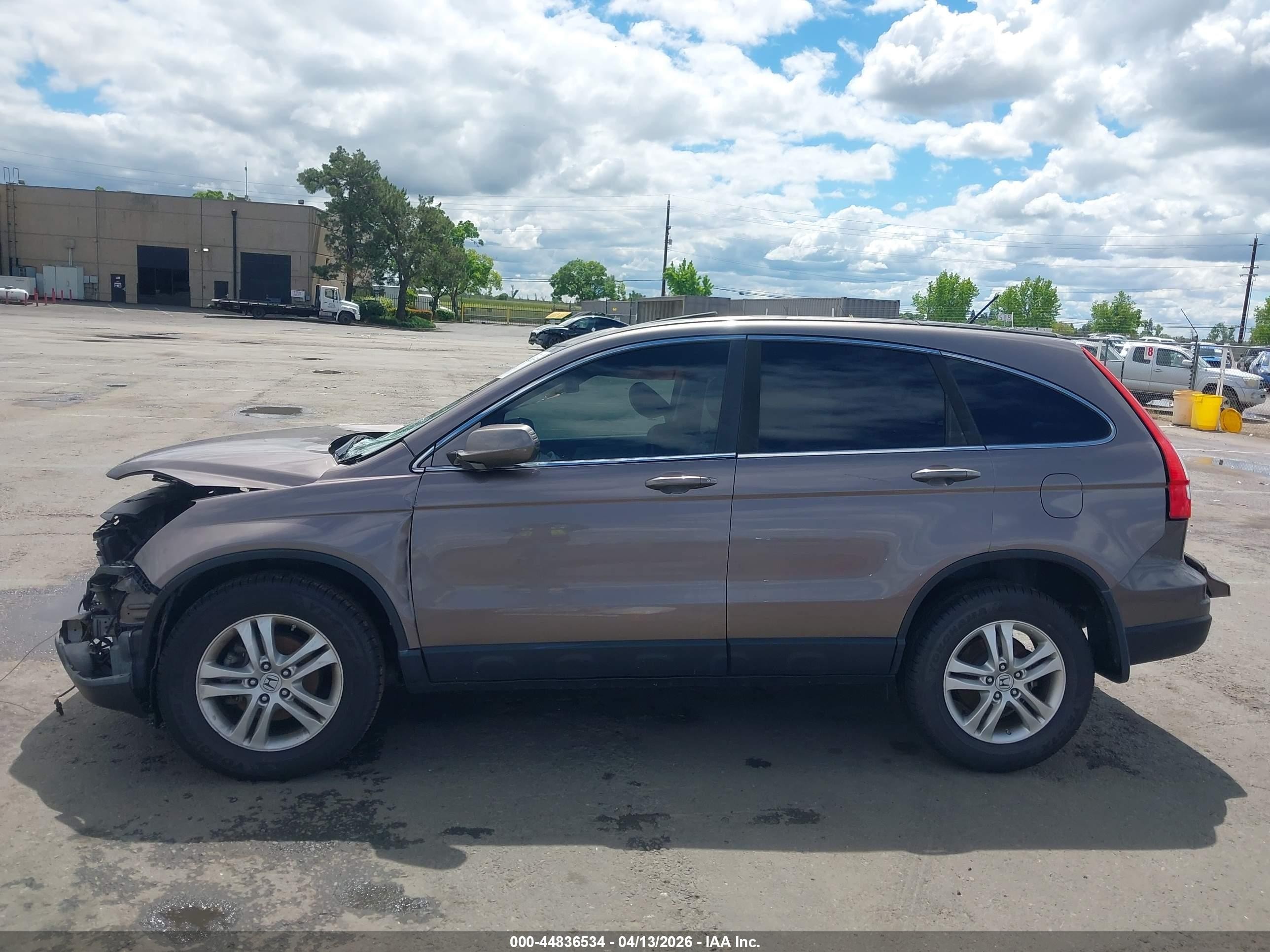2011 Honda Cr-v Ex-l Brown vin: 5J6RE3H74BL013972