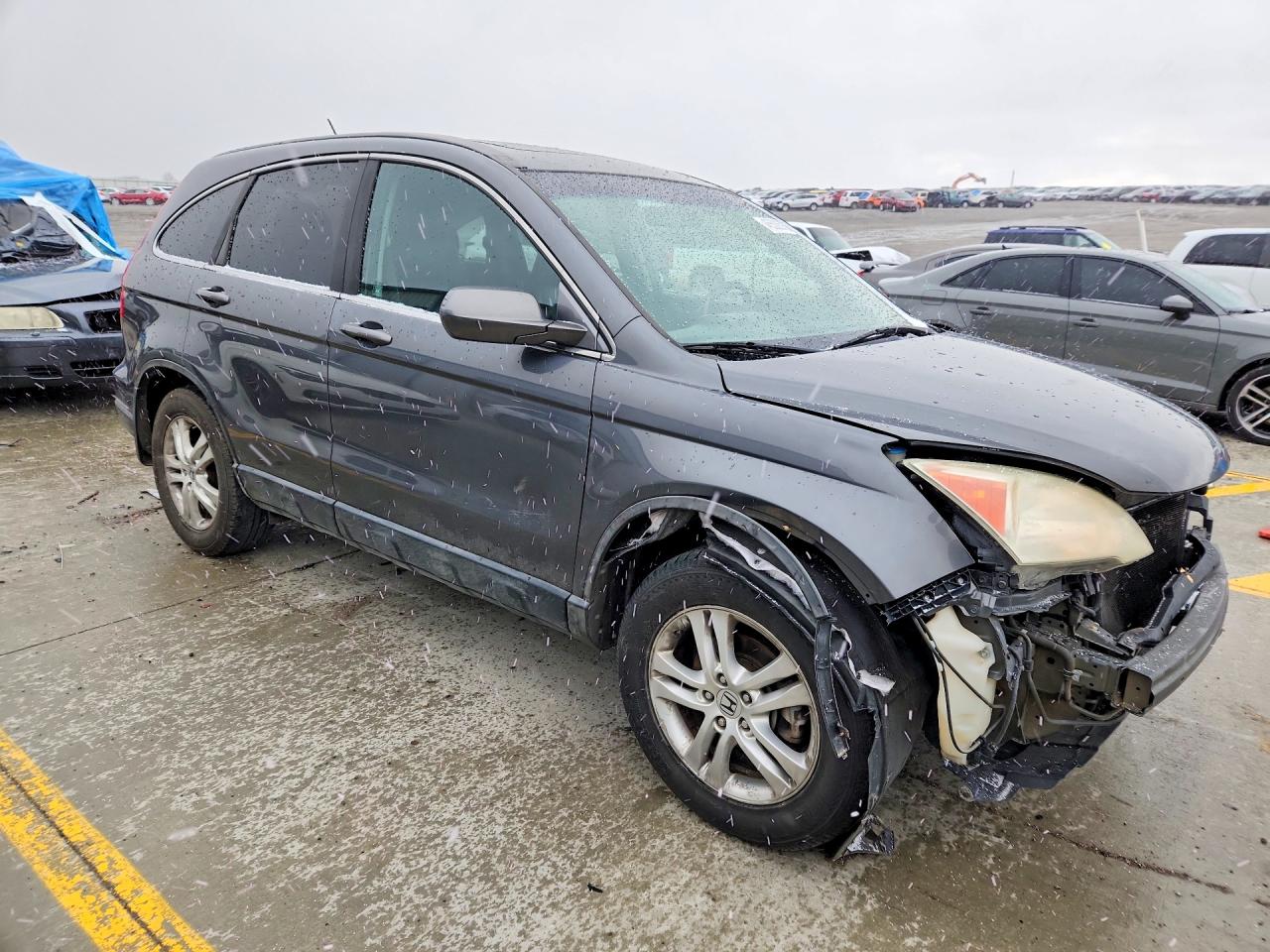 2011 Honda Cr-v Exl Gray vin: 5J6RE3H74BL024051