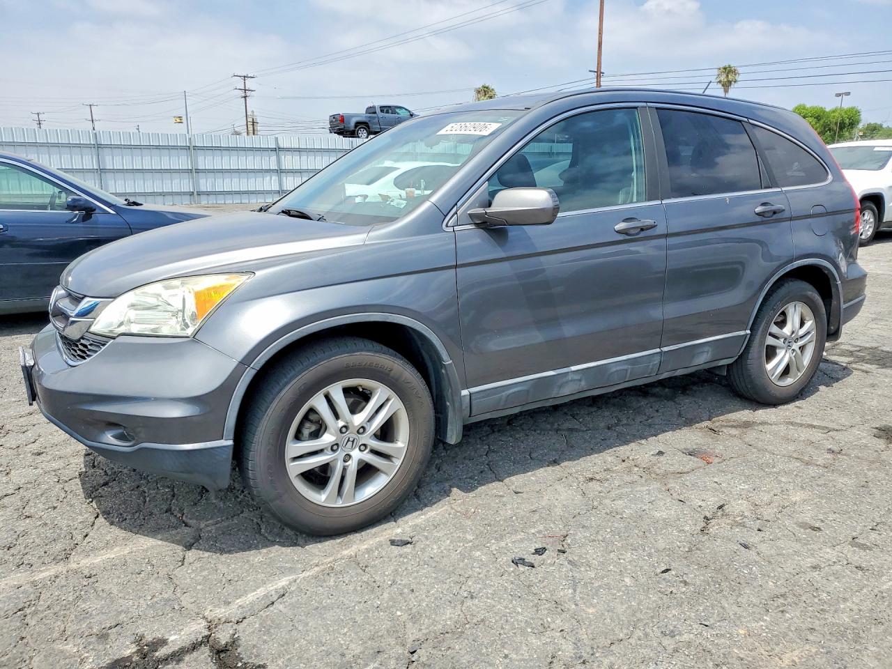 2011 Honda Cr-v Exl Gray vin: 5J6RE3H74BL031016