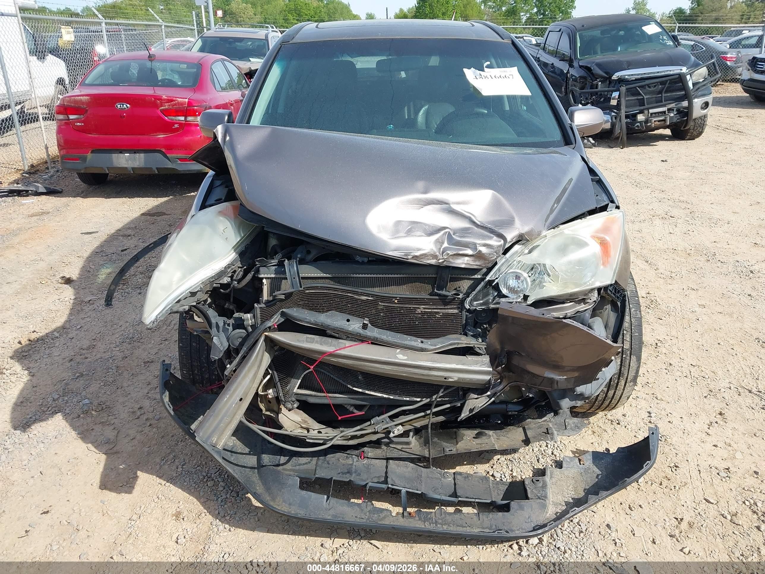 2011 Honda Cr-v Ex-l Gray vin: 5J6RE3H74BL034613