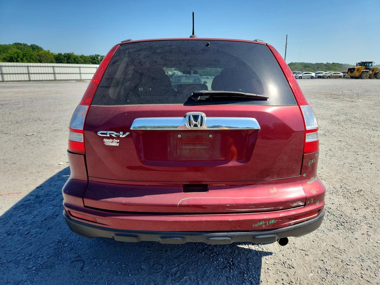 2011 Honda Cr-v Exl Red vin: 5J6RE3H74BL058622