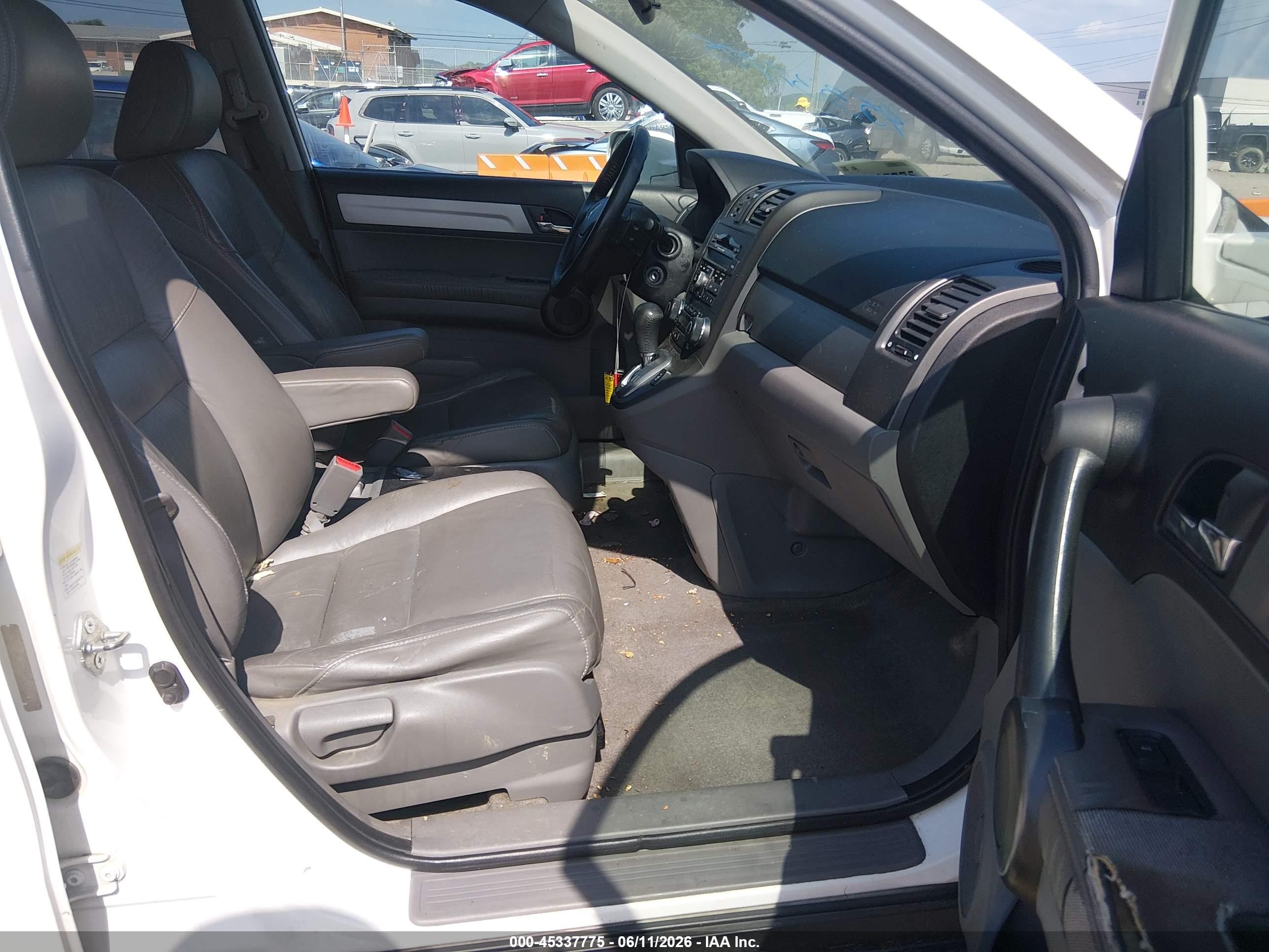2010 Honda Cr-v Ex-l White vin: 5J6RE3H75AL013302