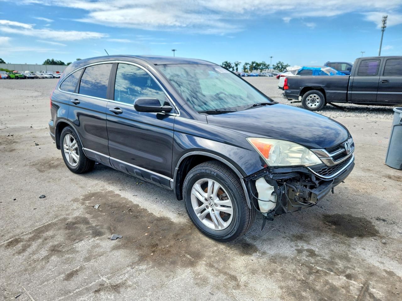 2010 Honda Cr-v Exl Черный vin: 5J6RE3H75AL039382