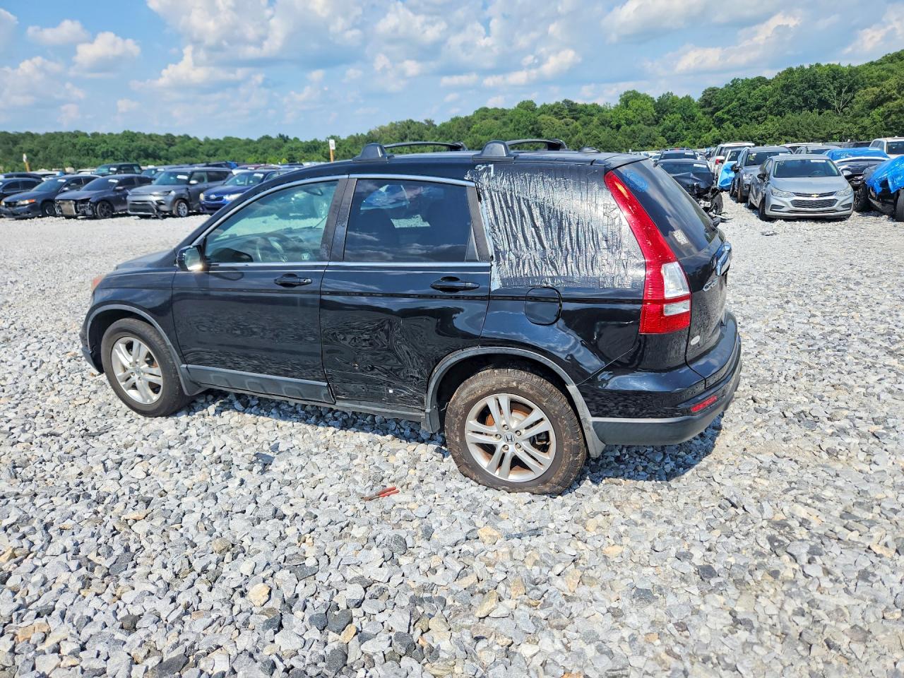 2010 Honda Cr-v Exl Black vin: 5J6RE3H75AL049989