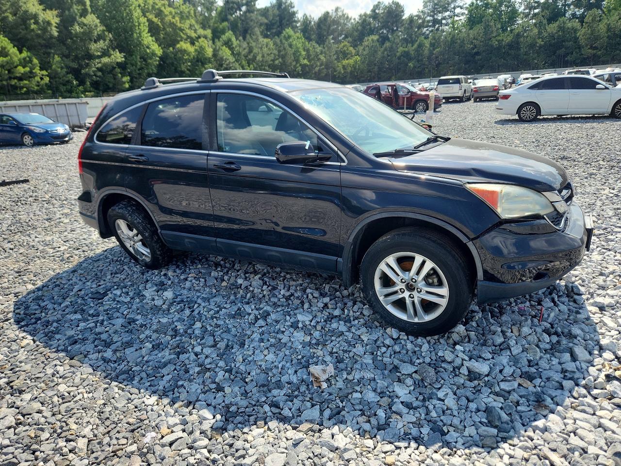 2010 Honda Cr-v Exl Black vin: 5J6RE3H75AL049989