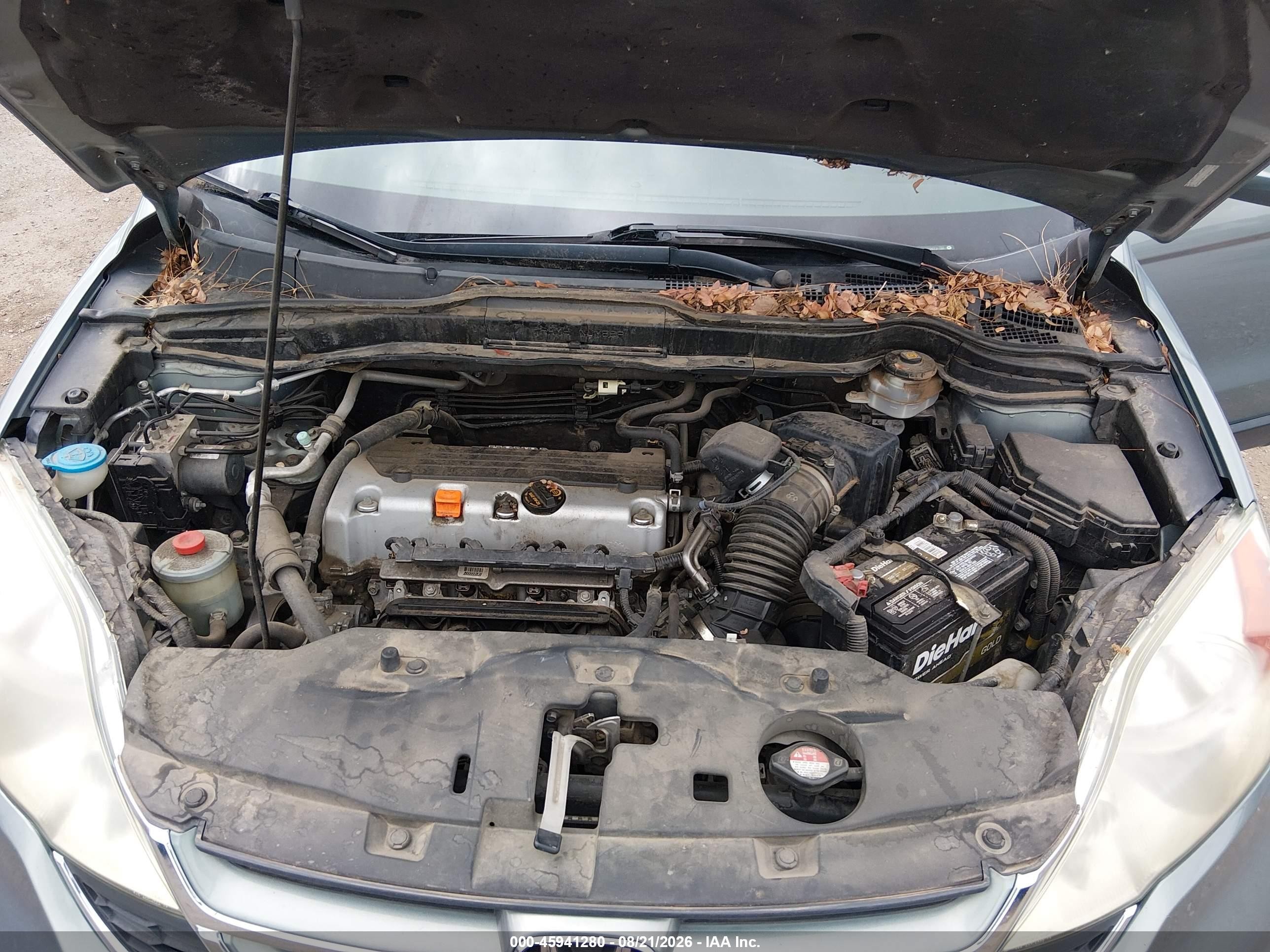 2010 Honda Cr-v Ex-l Green vin: 5J6RE3H75AL050673