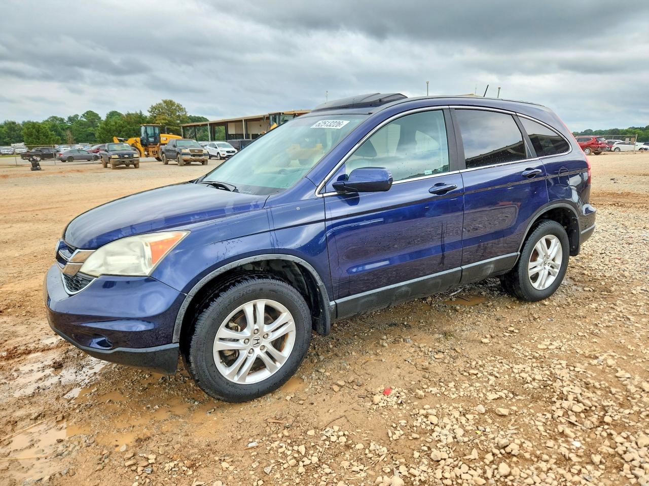 2011 Honda Cr-v Exl Blue vin: 5J6RE3H75BL032448