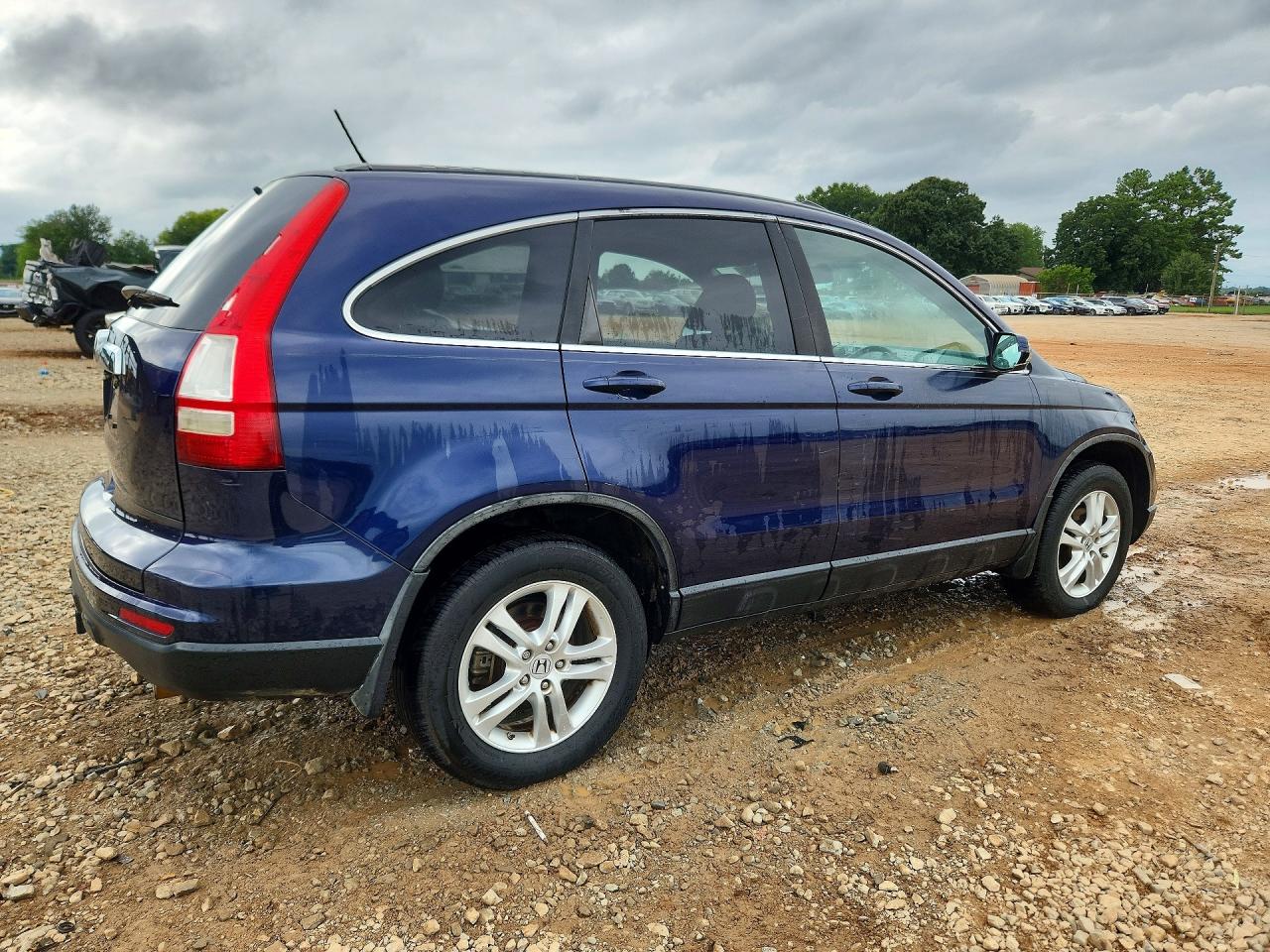 2011 Honda Cr-v Exl Blue vin: 5J6RE3H75BL032448