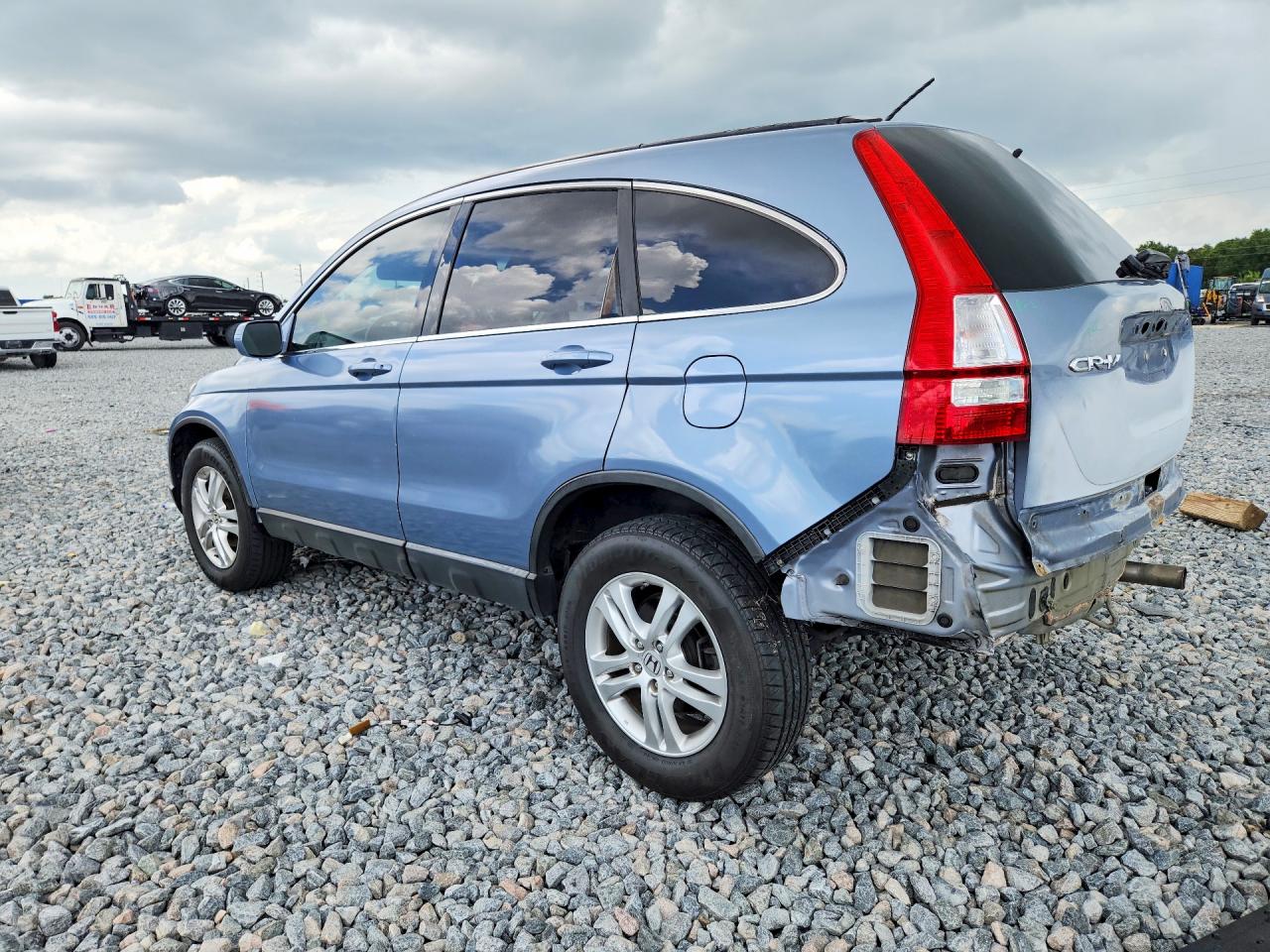 2011 Honda Cr-v Exl Teal vin: 5J6RE3H75BL056619