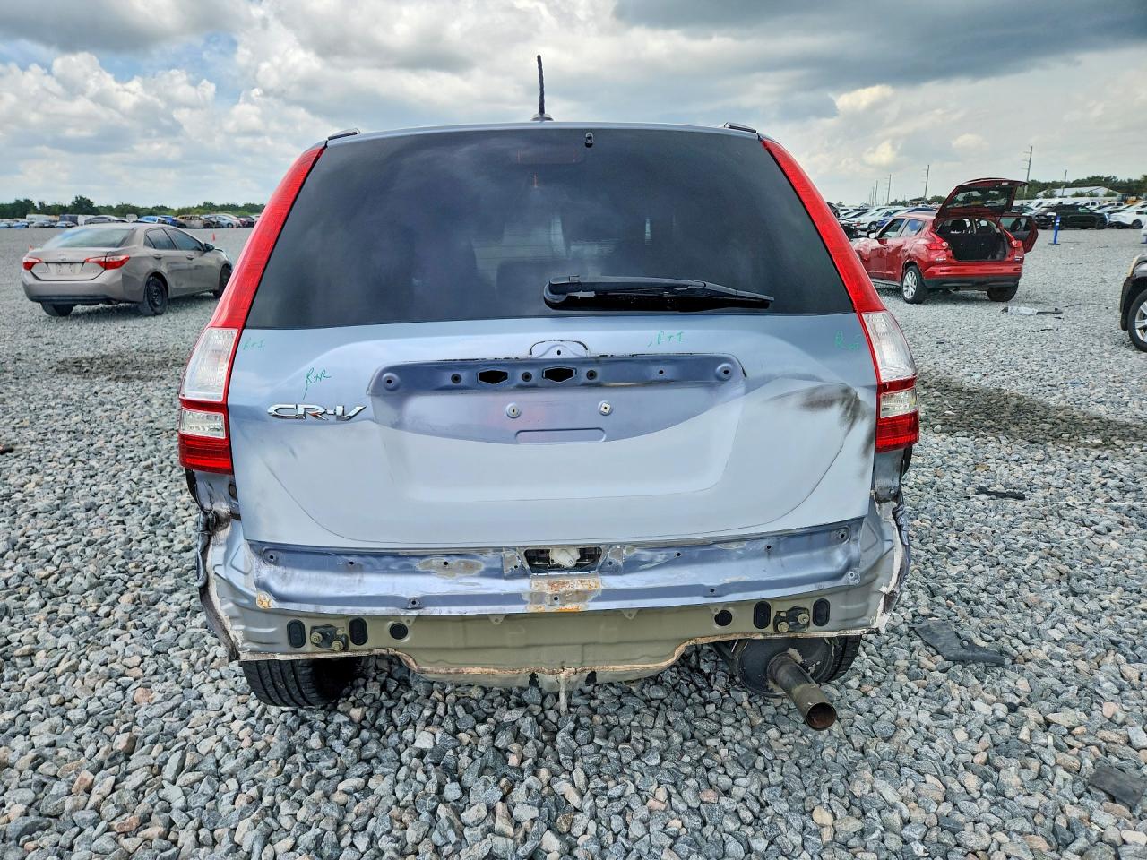 2011 Honda Cr-v Exl Teal vin: 5J6RE3H75BL056619
