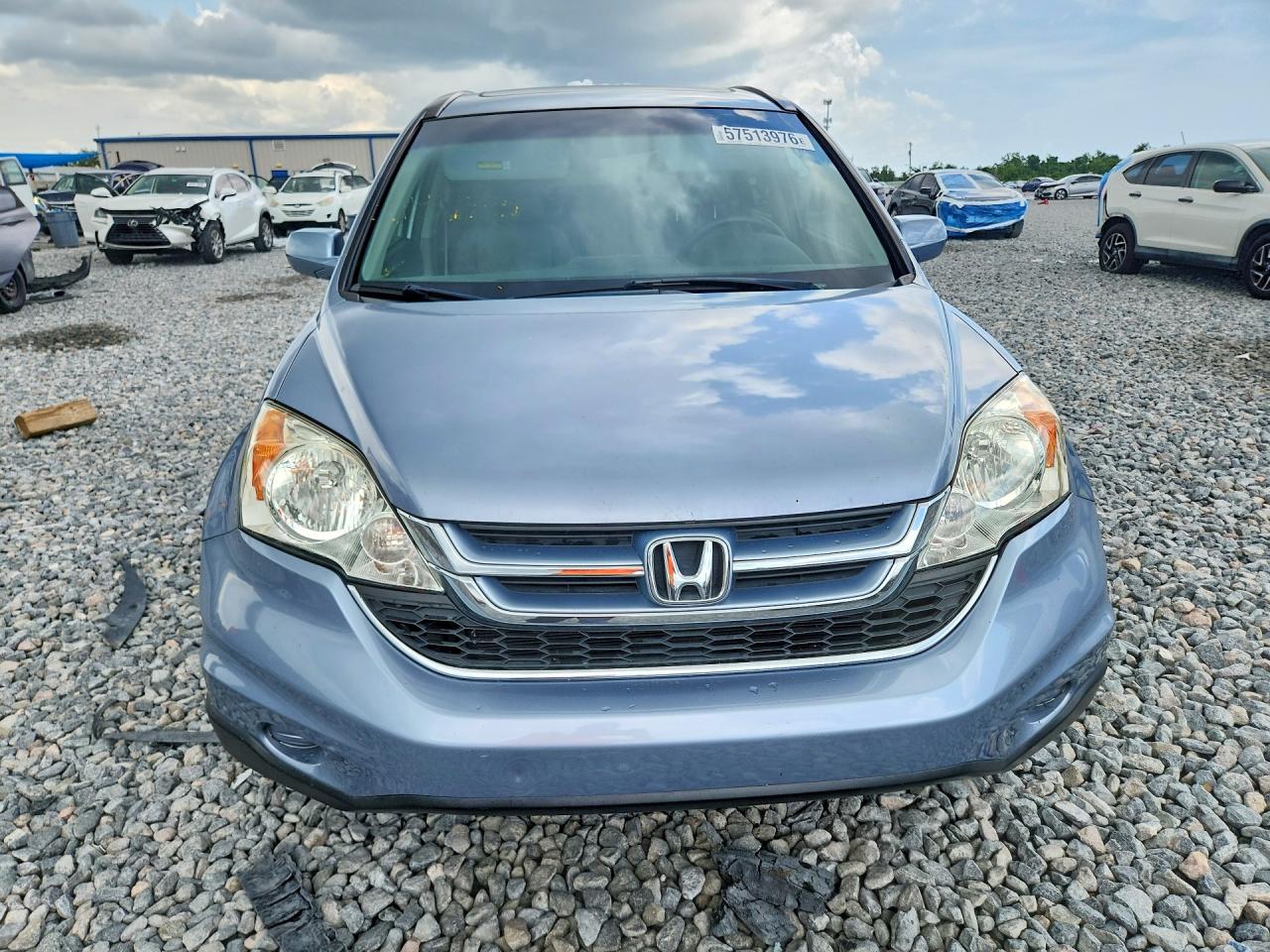 2011 Honda Cr-v Exl Teal vin: 5J6RE3H75BL056619