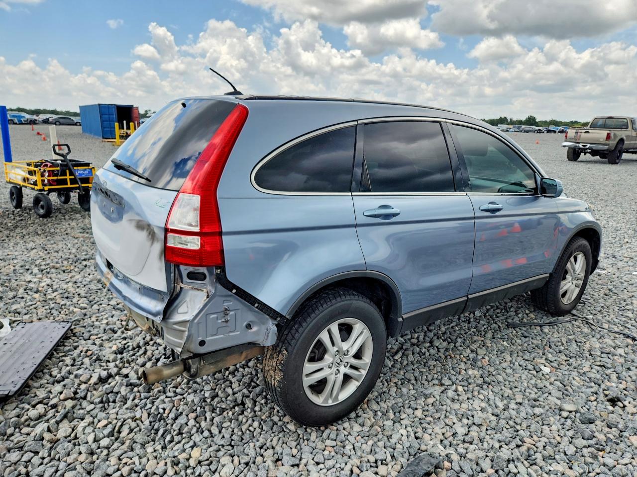 2011 Honda Cr-v Exl Teal vin: 5J6RE3H75BL056619