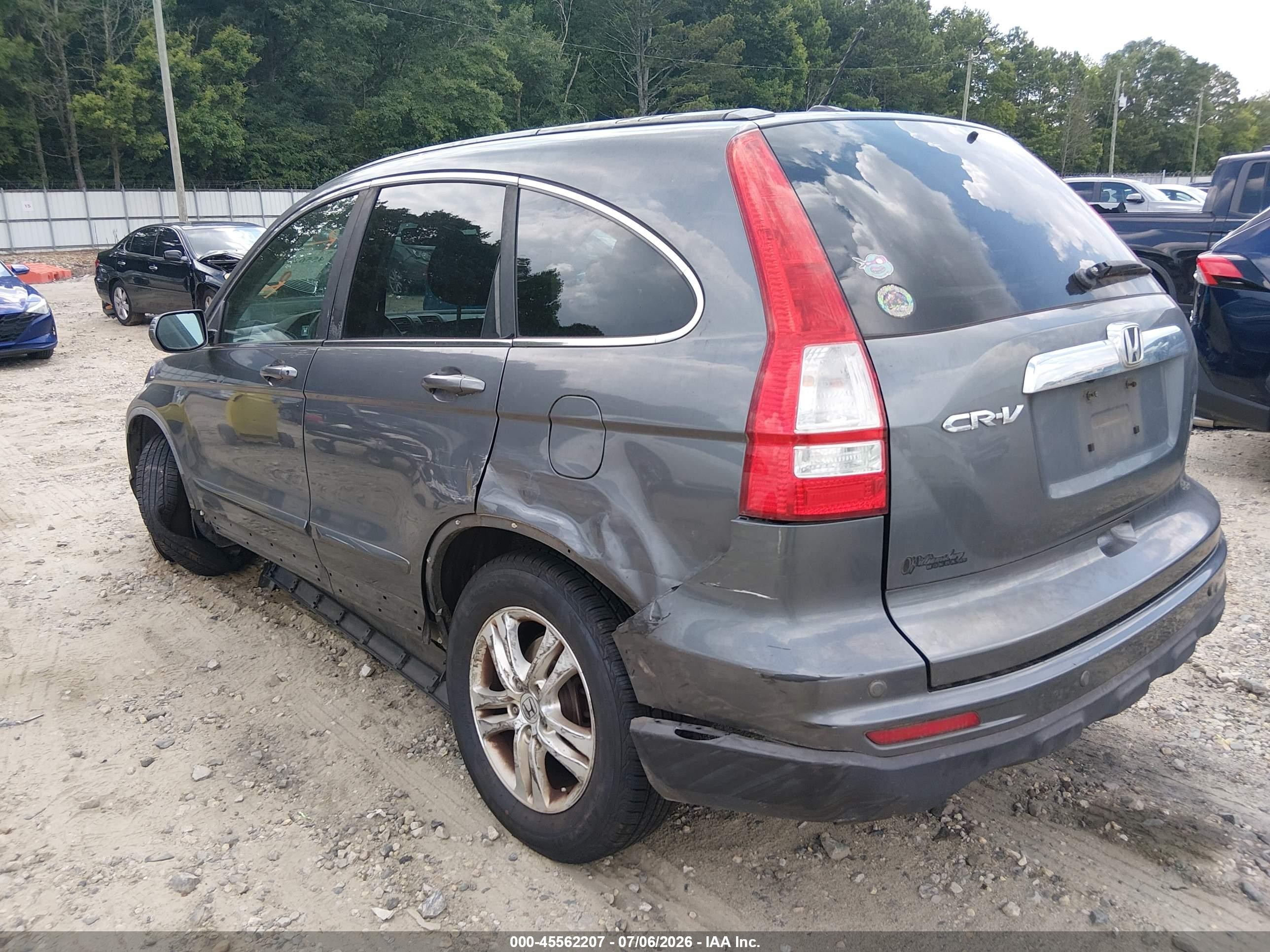 2010 Honda Cr-v Ex-l Серый vin: 5J6RE3H76AL011803