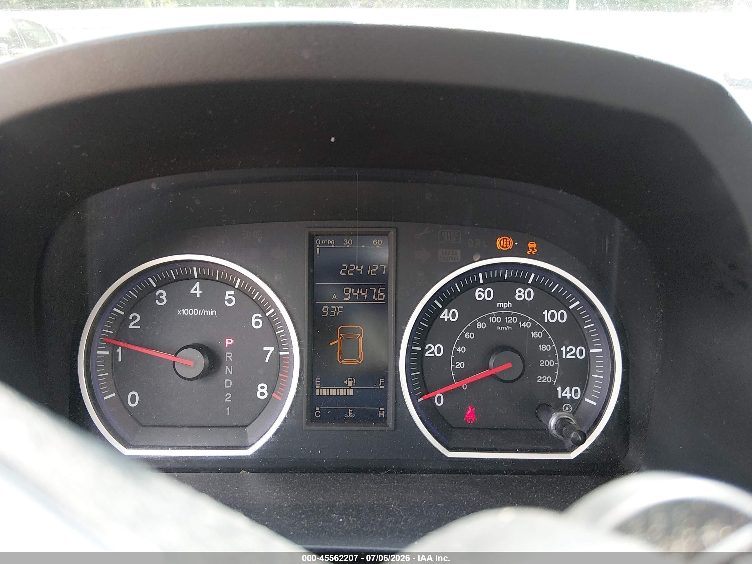 2010 Honda Cr-v Ex-l Серый vin: 5J6RE3H76AL011803