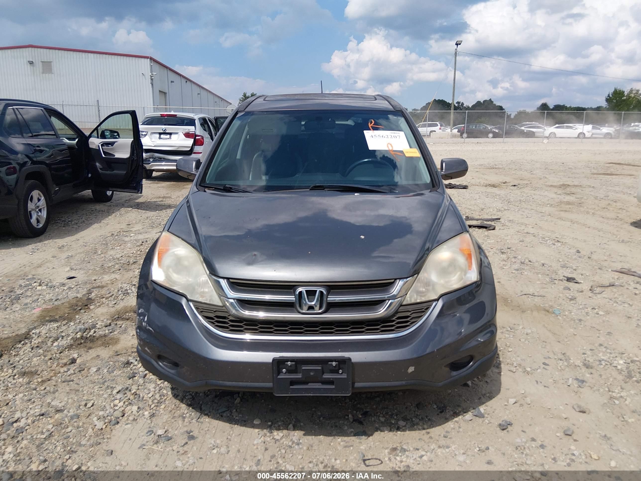 2010 Honda Cr-v Ex-l Серый vin: 5J6RE3H76AL011803