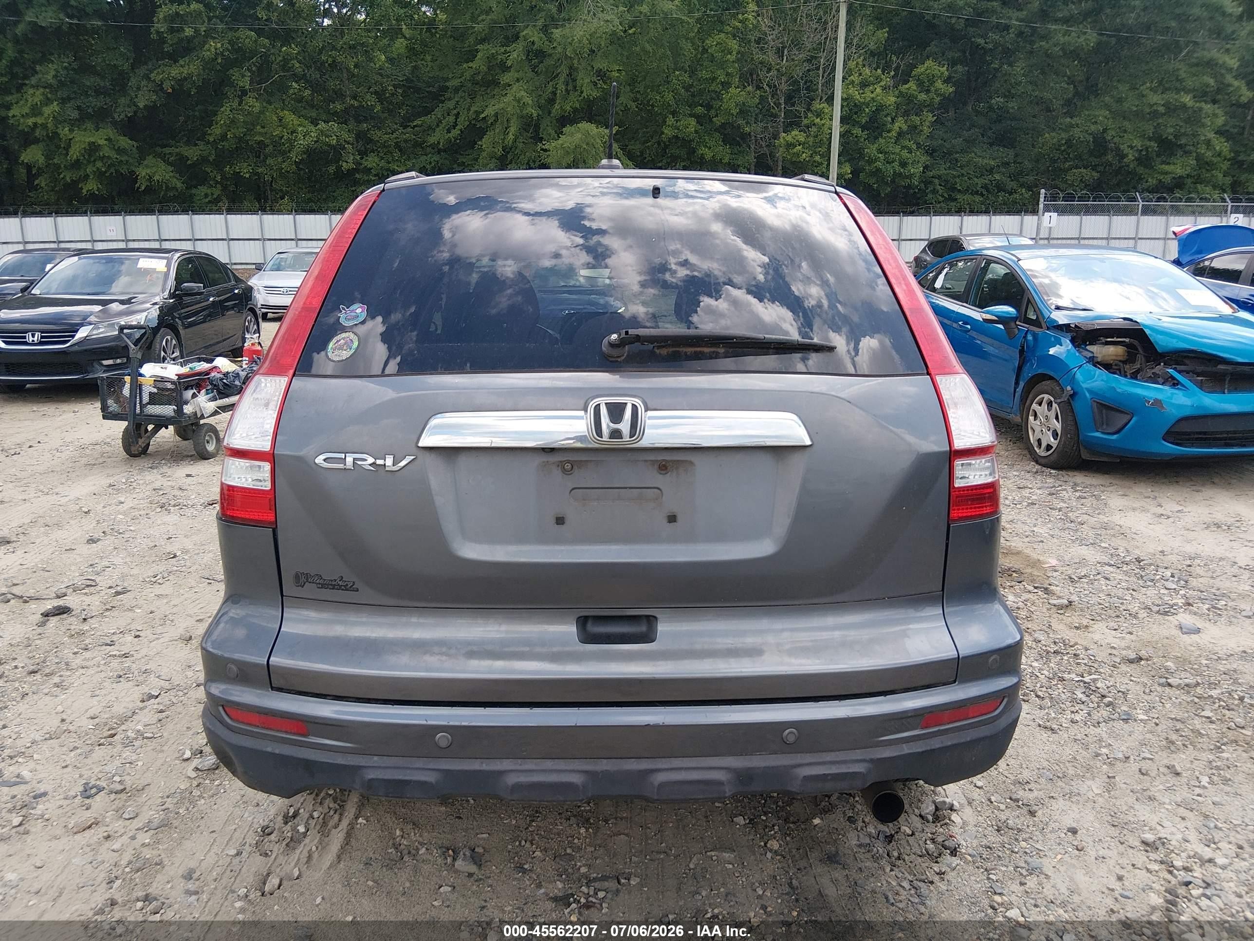 2010 Honda Cr-v Ex-l Серый vin: 5J6RE3H76AL011803
