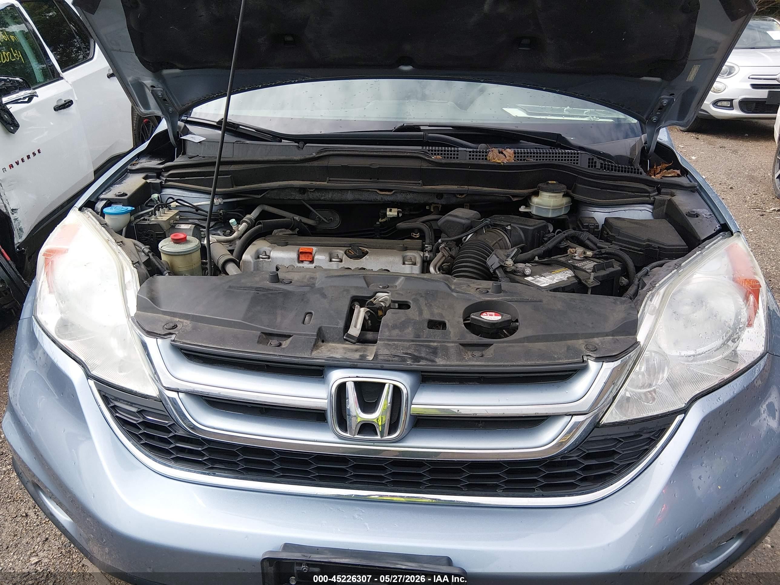2010 Honda Cr-v Ex-l Light Blue vin: 5J6RE3H76AL012272