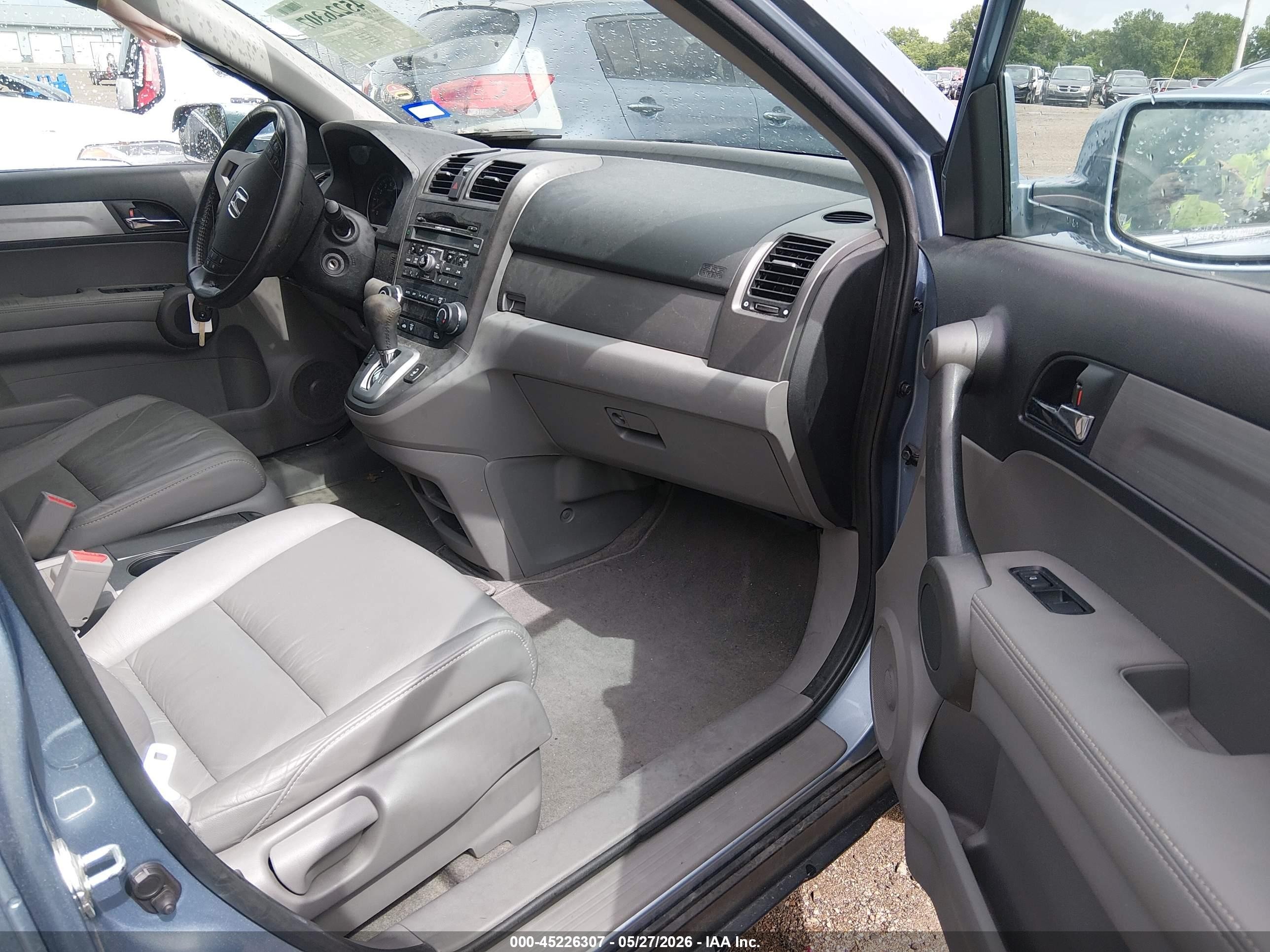 2010 Honda Cr-v Ex-l Light Blue vin: 5J6RE3H76AL012272