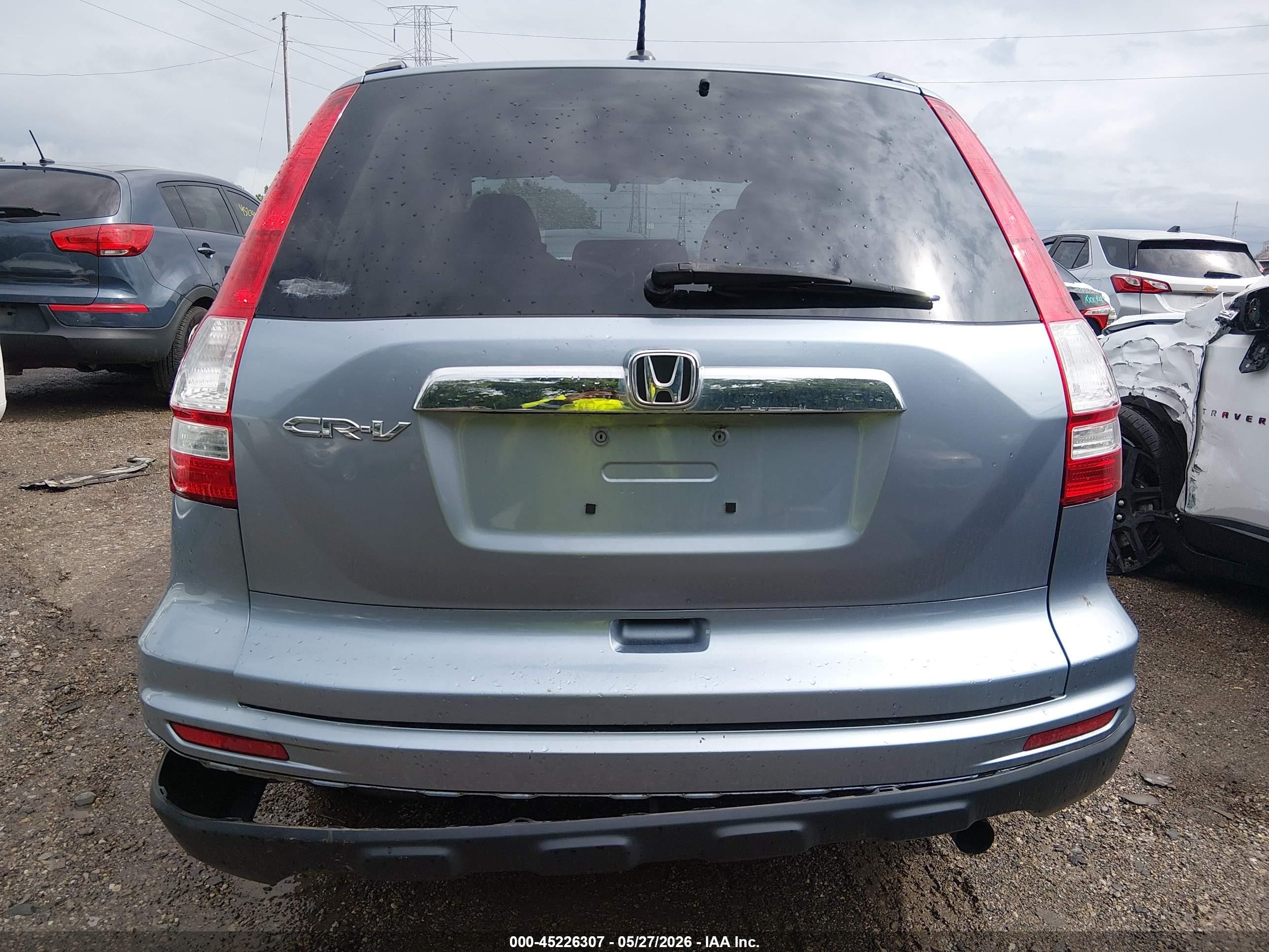 2010 Honda Cr-v Ex-l Light Blue vin: 5J6RE3H76AL012272