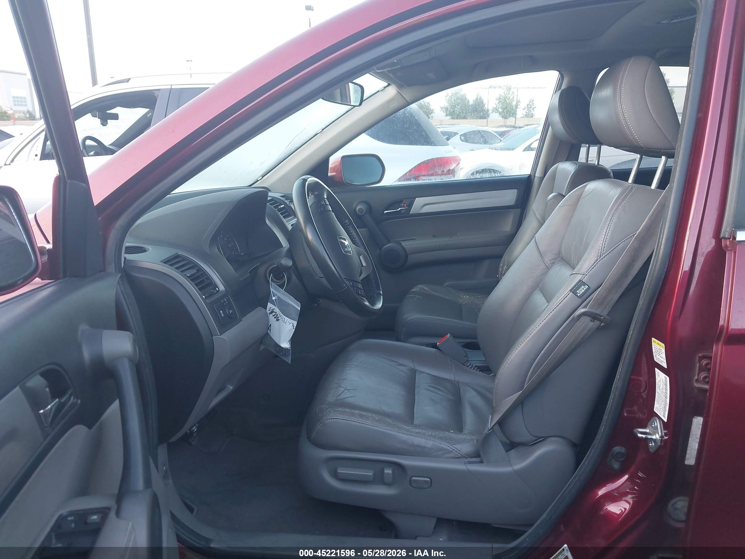 2010 Honda Cr-v Ex-l Red vin: 5J6RE3H76AL014622