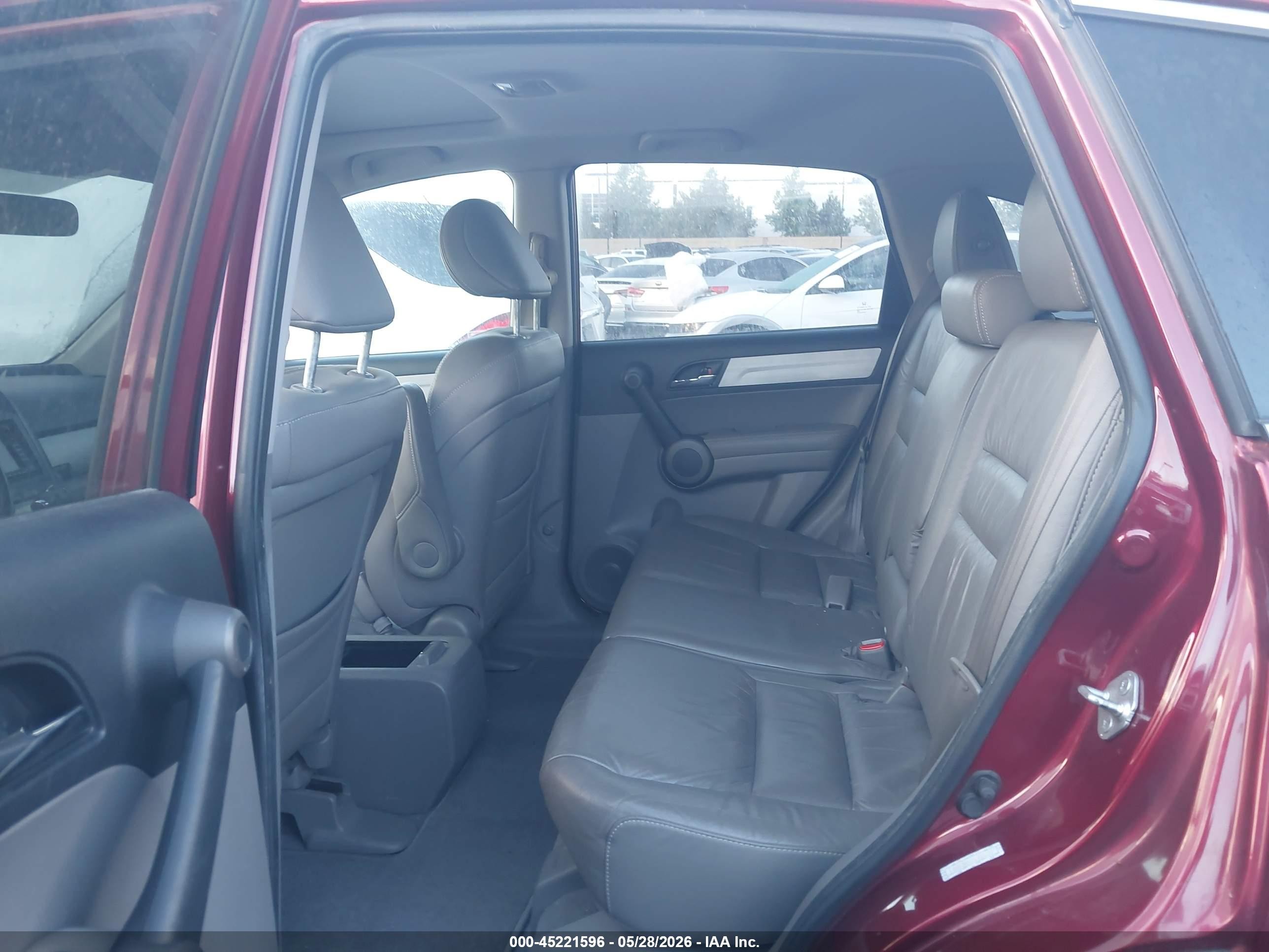 2010 Honda Cr-v Ex-l Red vin: 5J6RE3H76AL014622