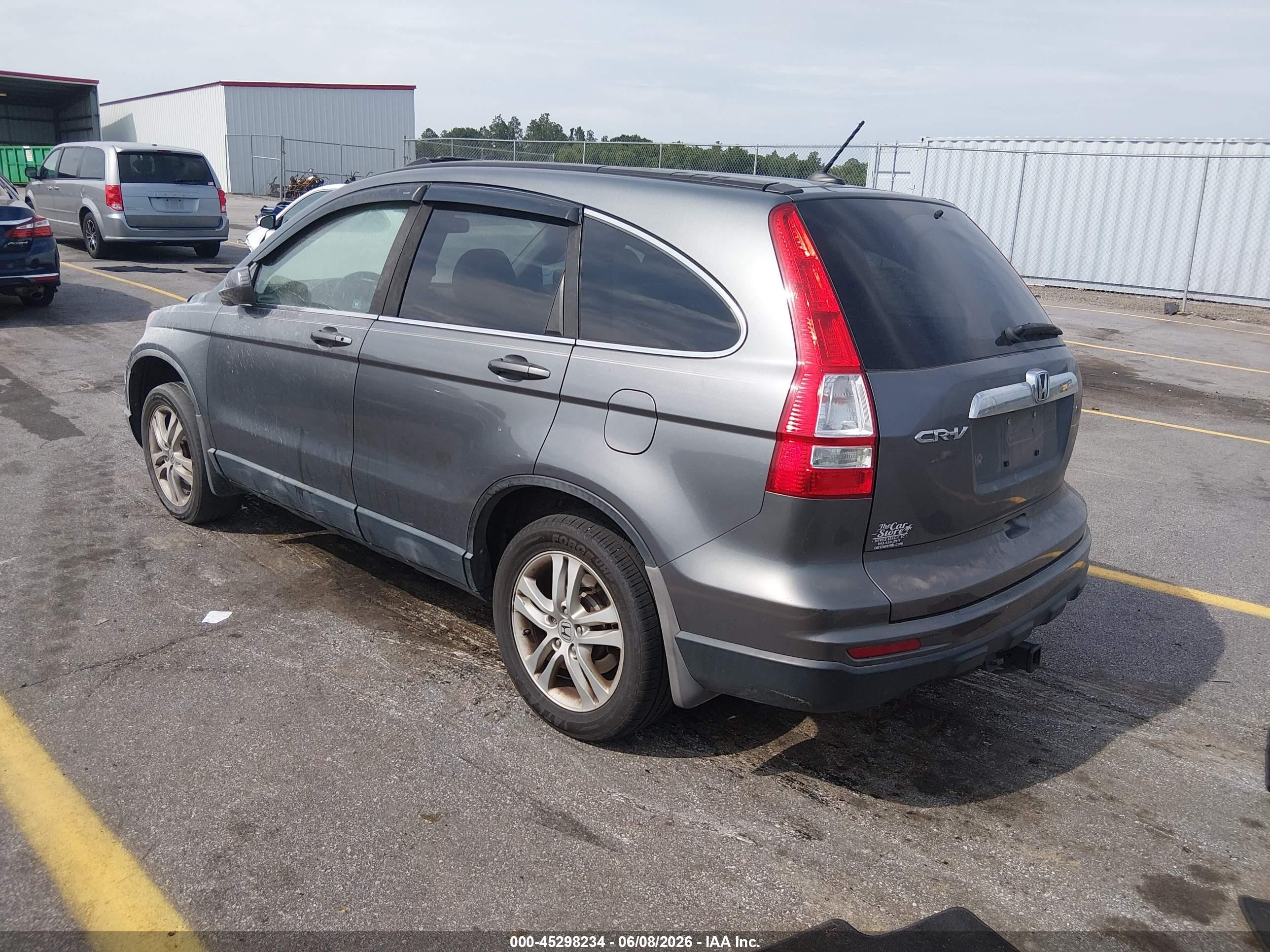 2010 Honda Cr-v Ex-l Gray vin: 5J6RE3H76AL016807