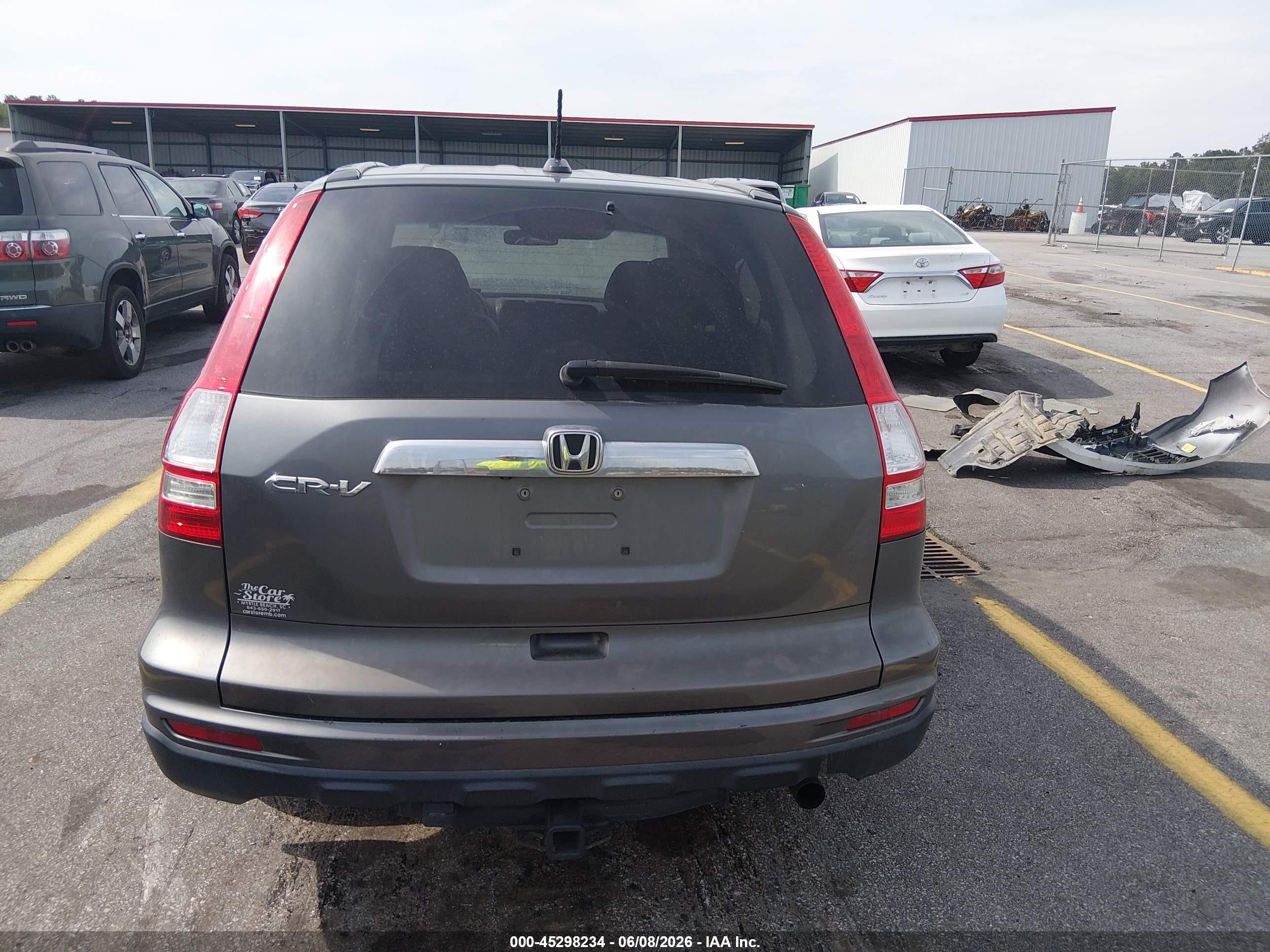 2010 Honda Cr-v Ex-l Gray vin: 5J6RE3H76AL016807