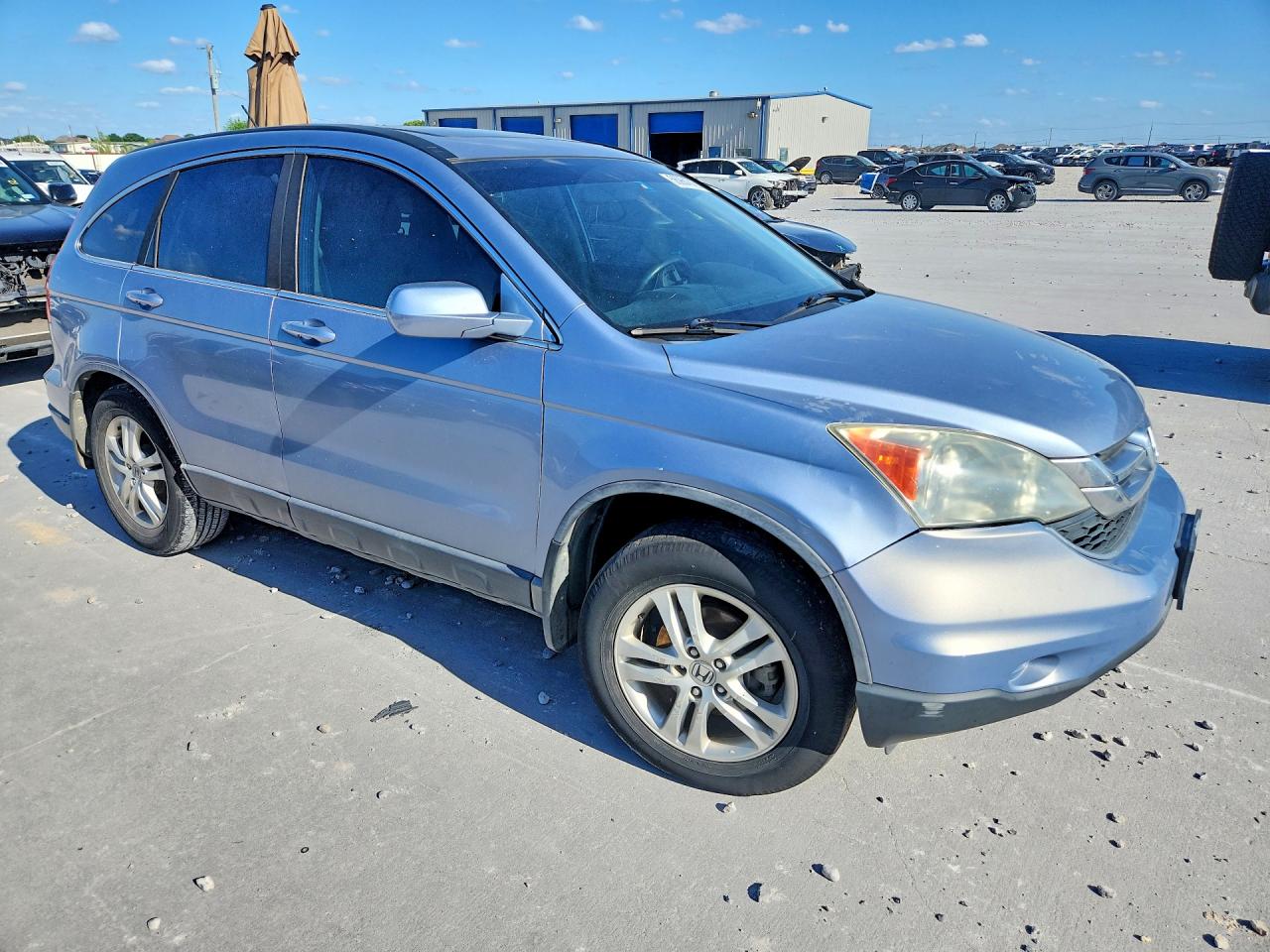 2010 Honda Cr-v Exl Синий vin: 5J6RE3H76AL029279