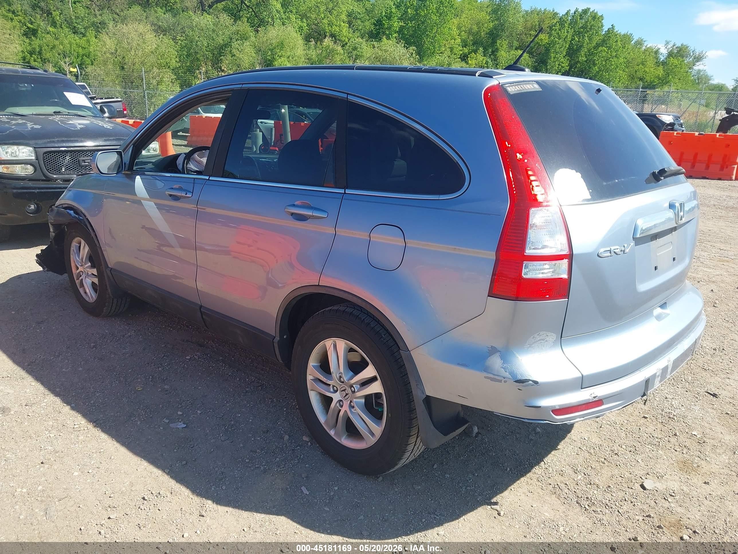 2010 Honda Cr-v Ex-l Синий vin: 5J6RE3H76AL030092