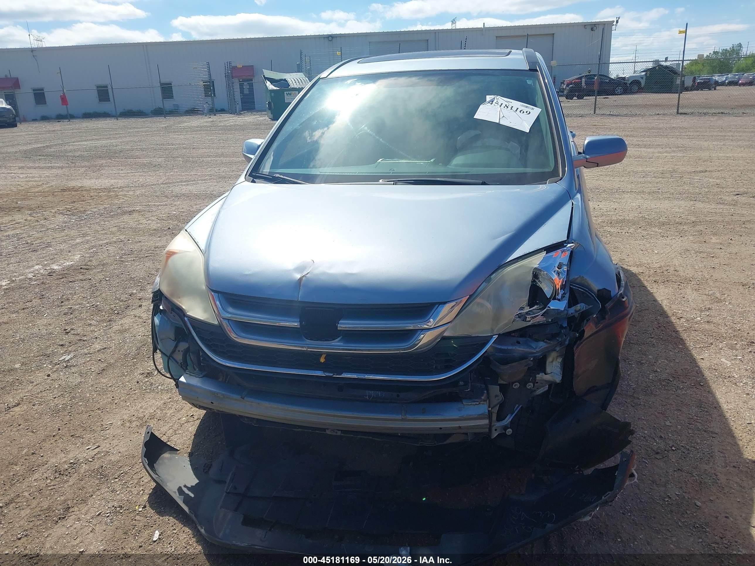 2010 Honda Cr-v Ex-l Синий vin: 5J6RE3H76AL030092