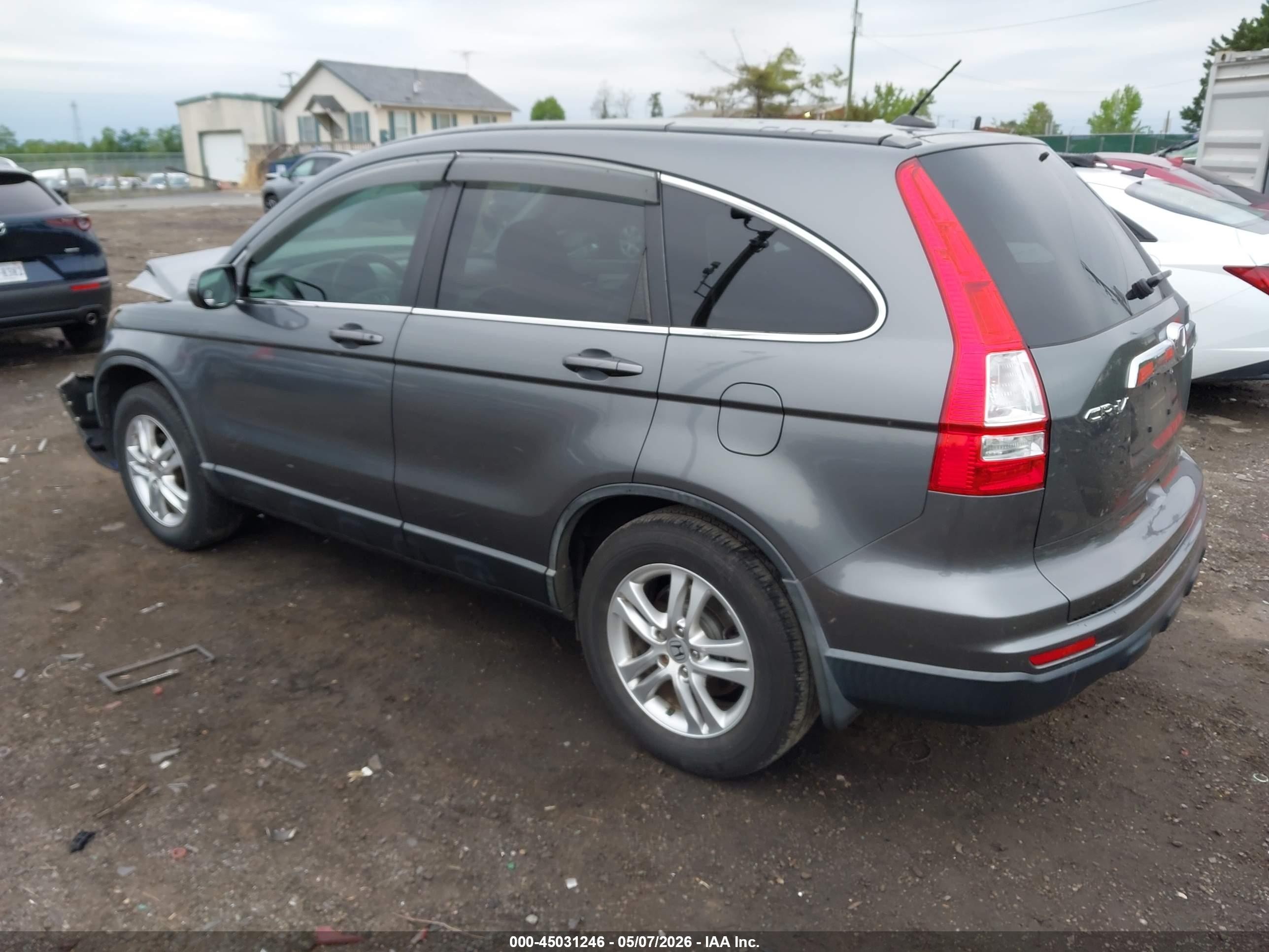 2010 Honda Cr-v Ex-l Gray vin: 5J6RE3H76AL031730