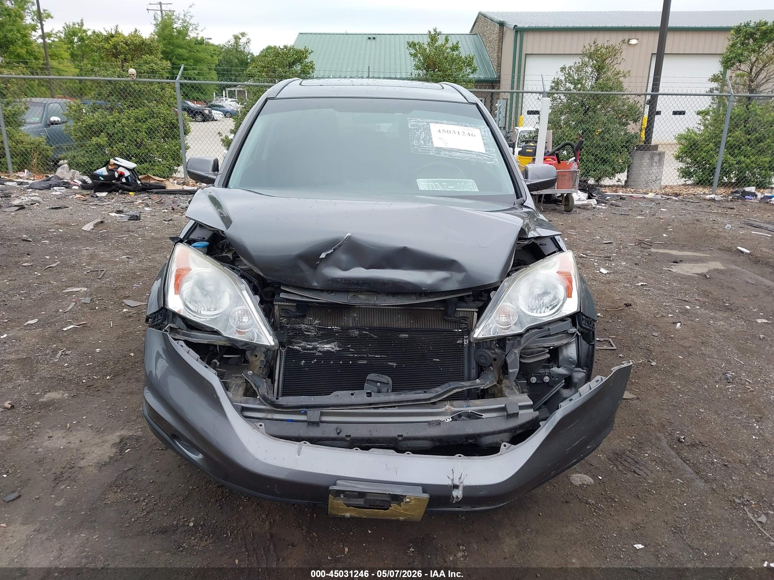 2010 Honda Cr-v Ex-l Gray vin: 5J6RE3H76AL031730