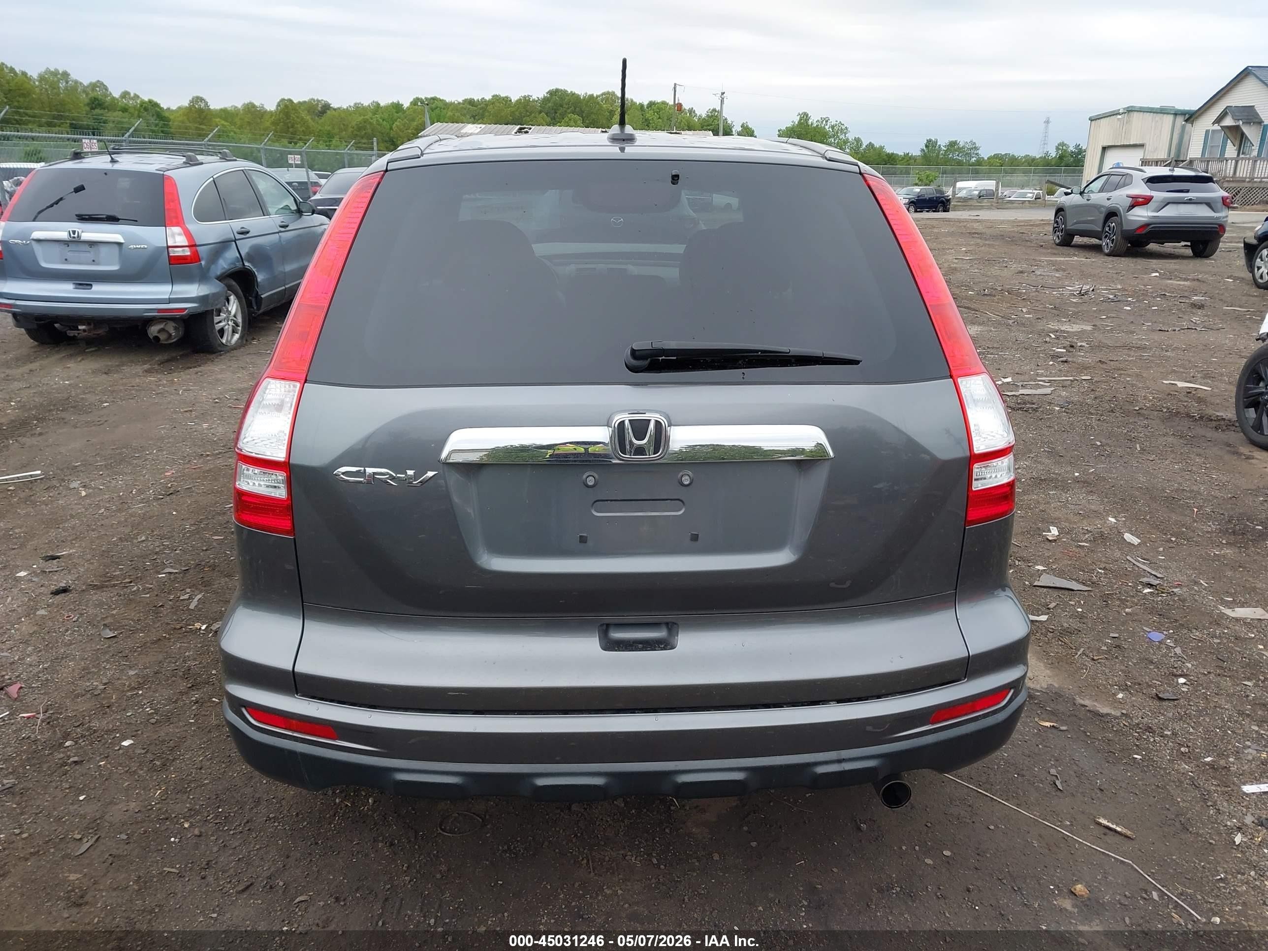 2010 Honda Cr-v Ex-l Gray vin: 5J6RE3H76AL031730