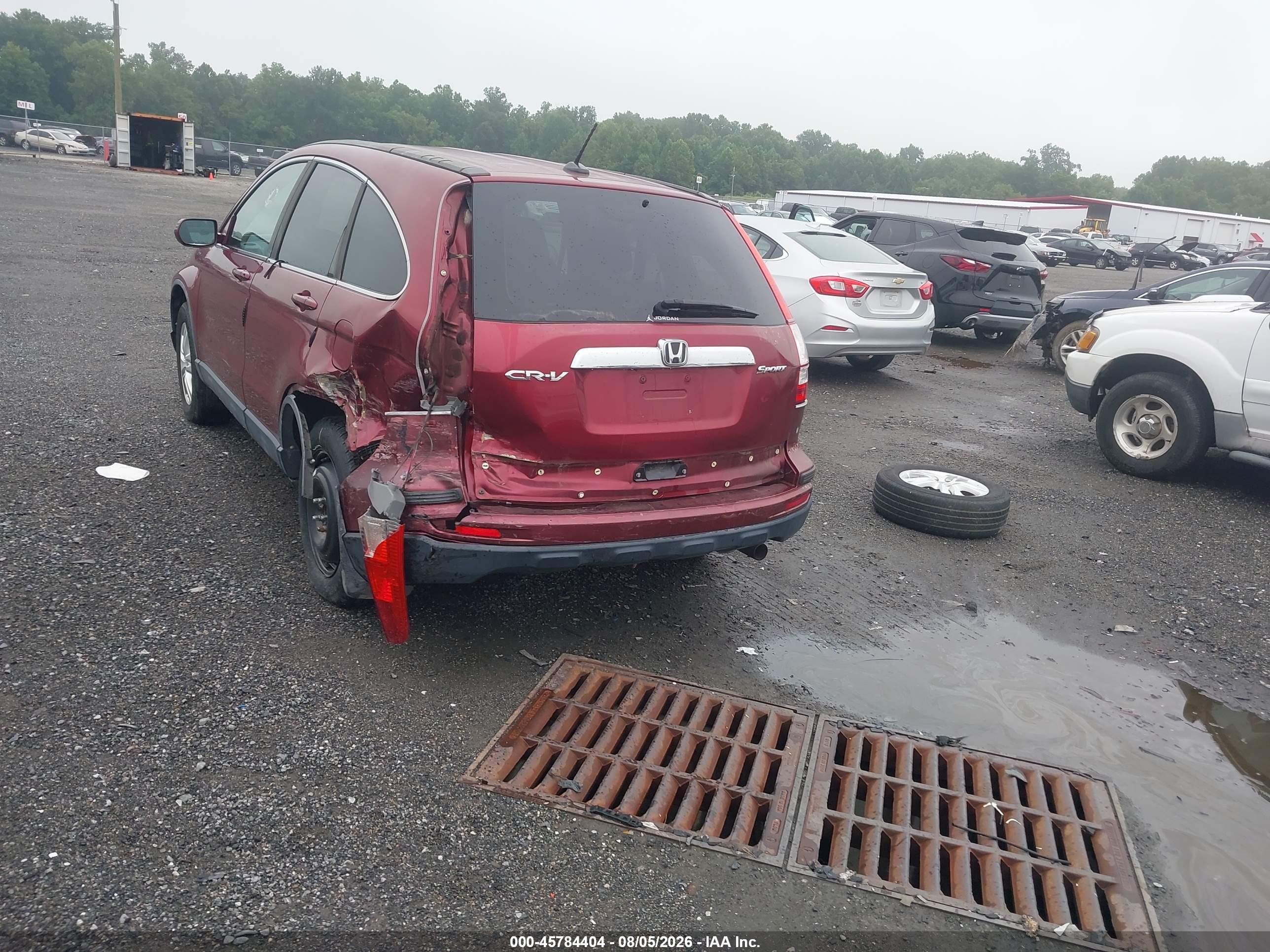 2010 Honda Cr-v Ex-l Burgundy vin: 5J6RE3H76AL035003