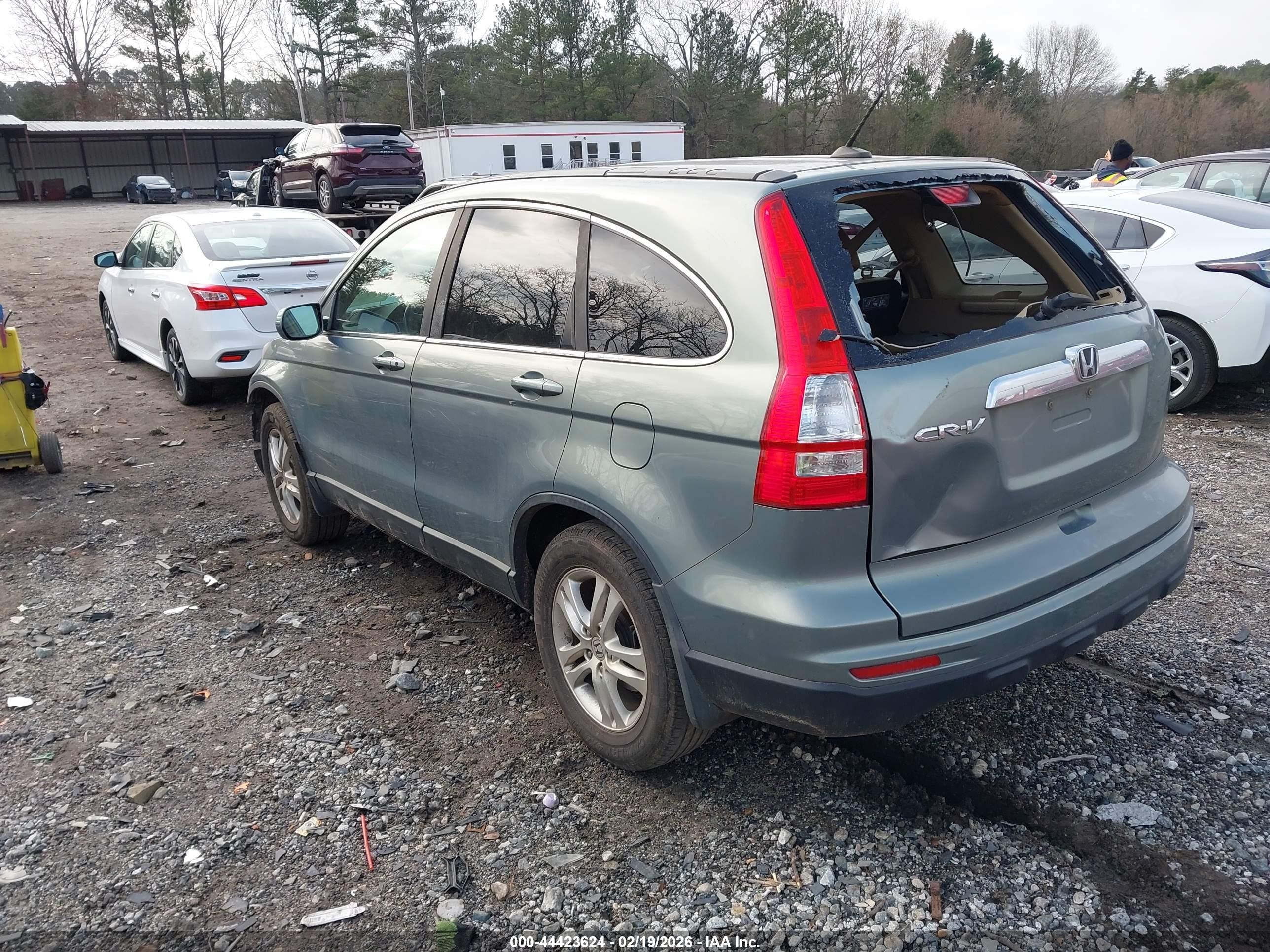 2010 Honda Cr-v Ex-l Gray vin: 5J6RE3H76AL042100