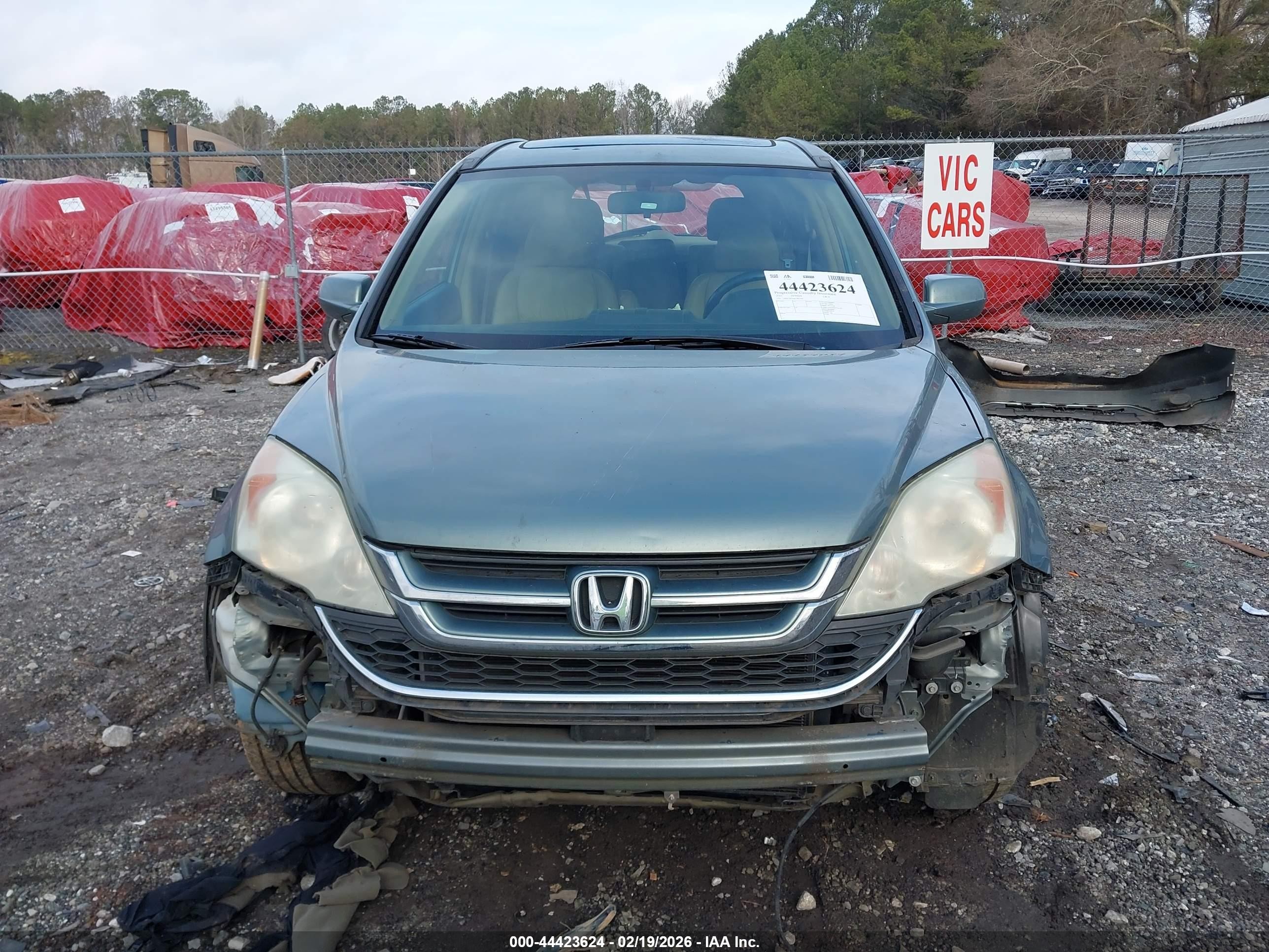 2010 Honda Cr-v Ex-l Gray vin: 5J6RE3H76AL042100