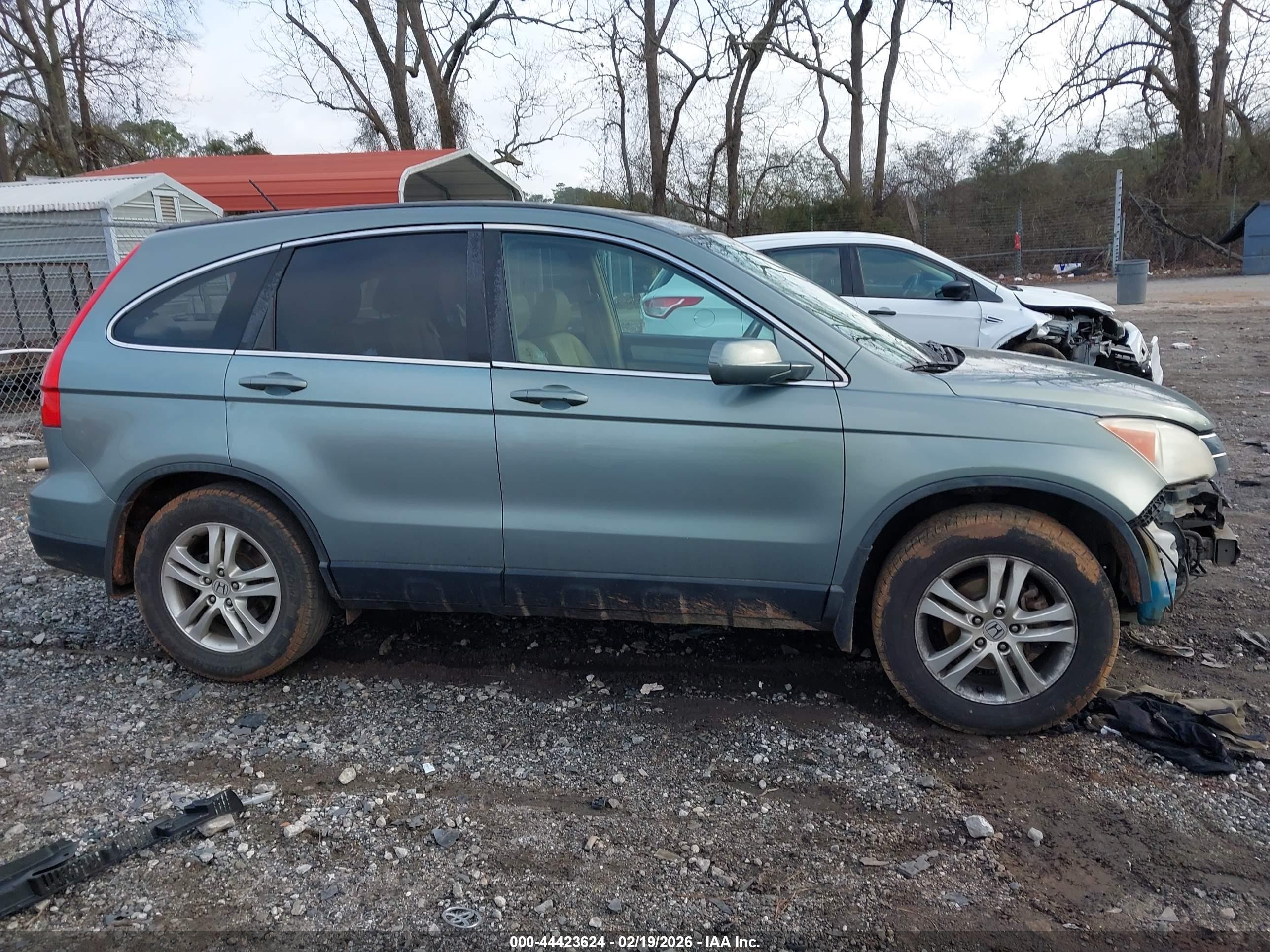 2010 Honda Cr-v Ex-l Gray vin: 5J6RE3H76AL042100