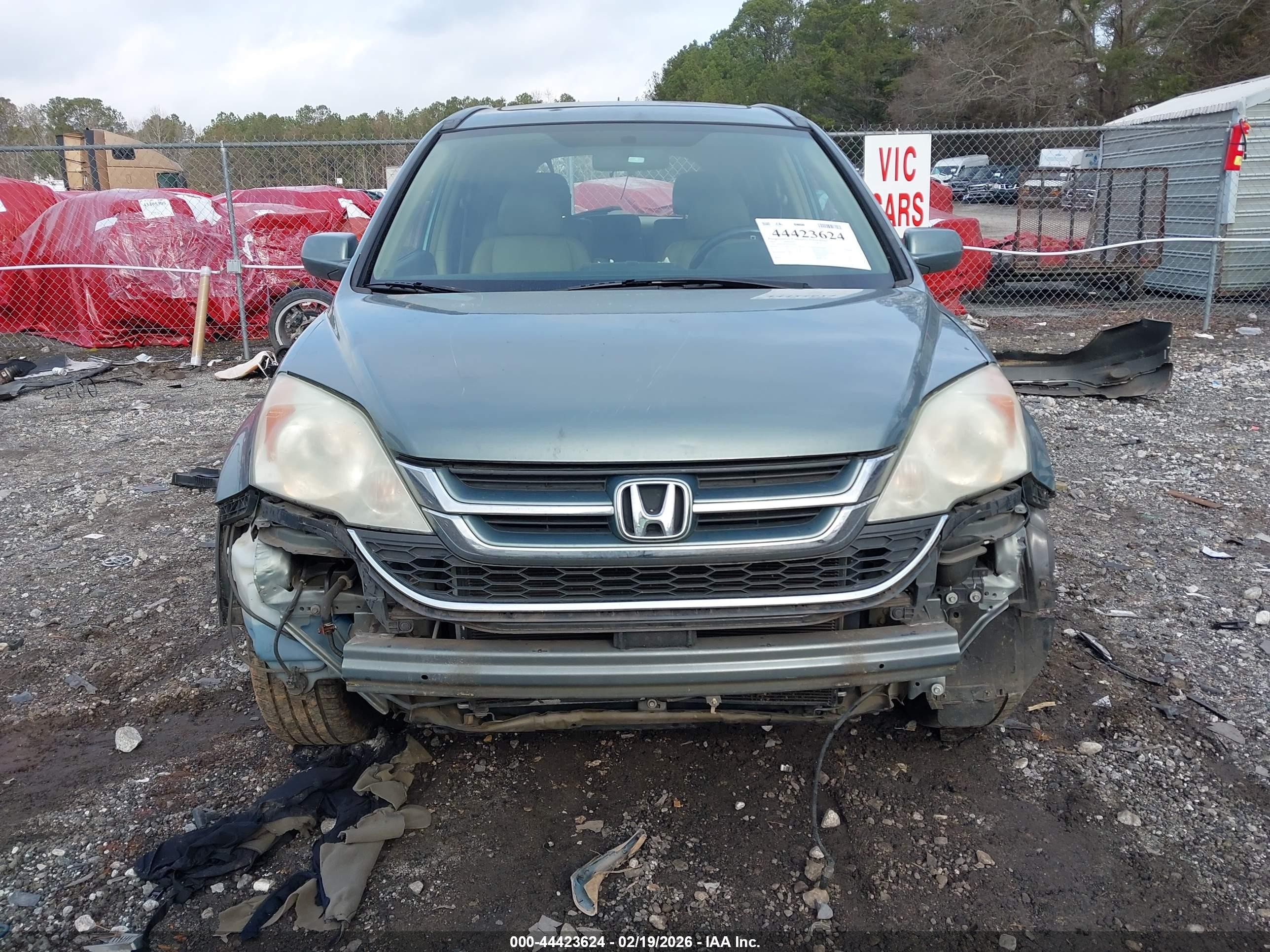 2010 Honda Cr-v Ex-l Gray vin: 5J6RE3H76AL042100