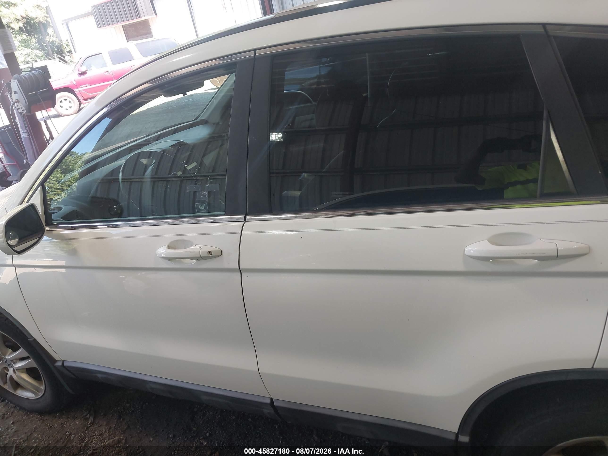 2010 Honda Cr-v Ex-l Белый vin: 5J6RE3H76AL043490